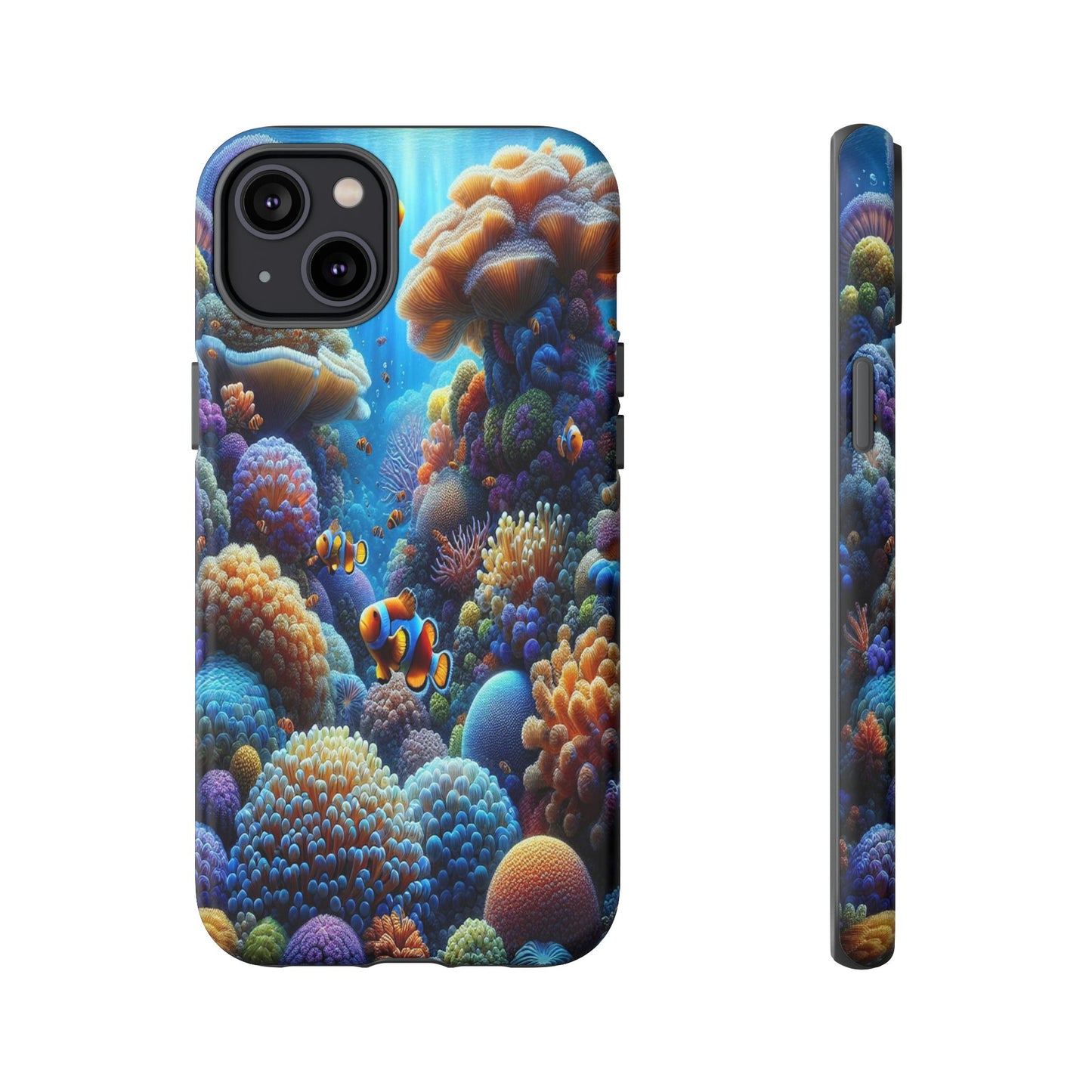 Custom ProtectiveUnderwater Paradise Alive with ColorIphone Case Compatible With Iphone 16 15 14 - Phone Cover
