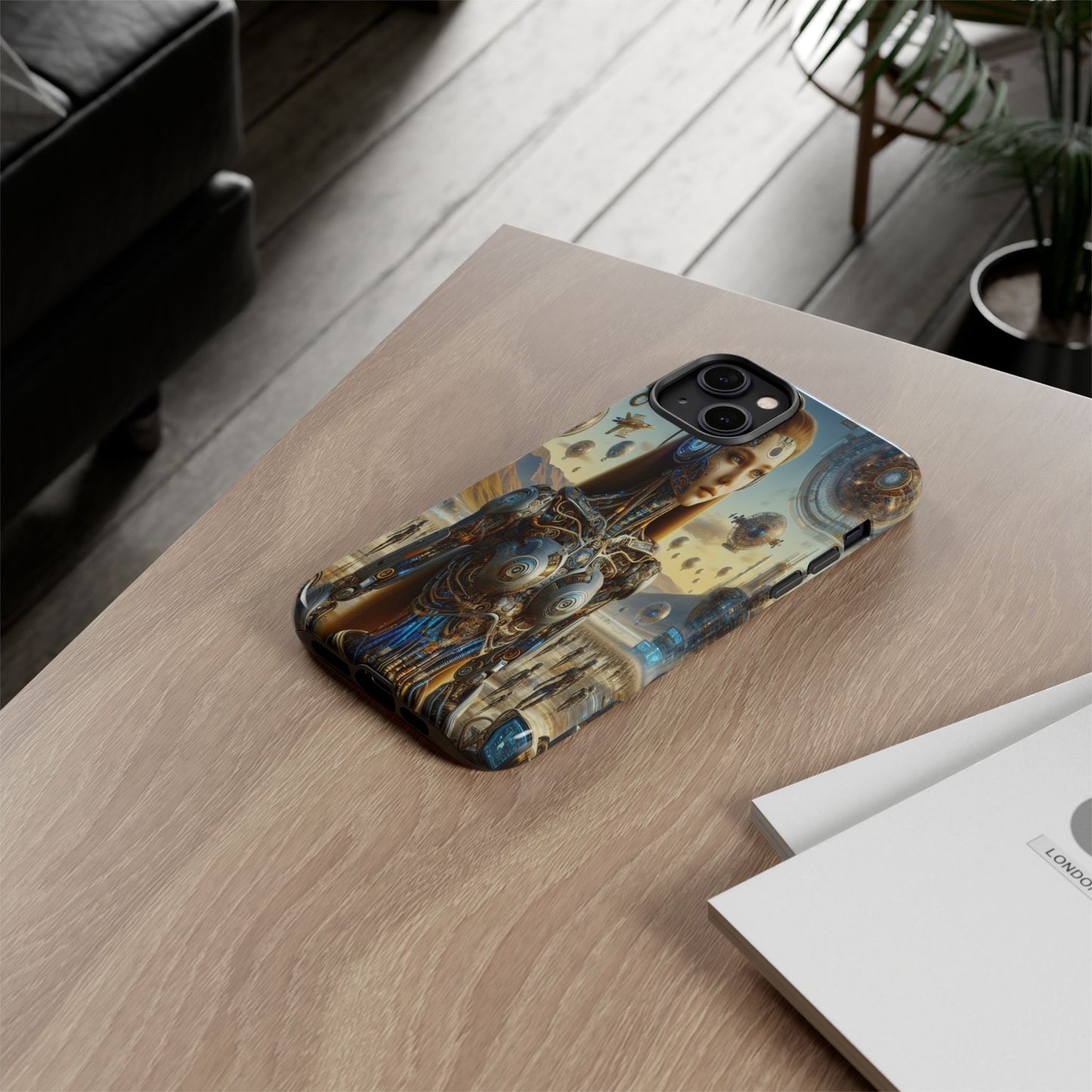 Futuristic Realm of Technology - Phone Case