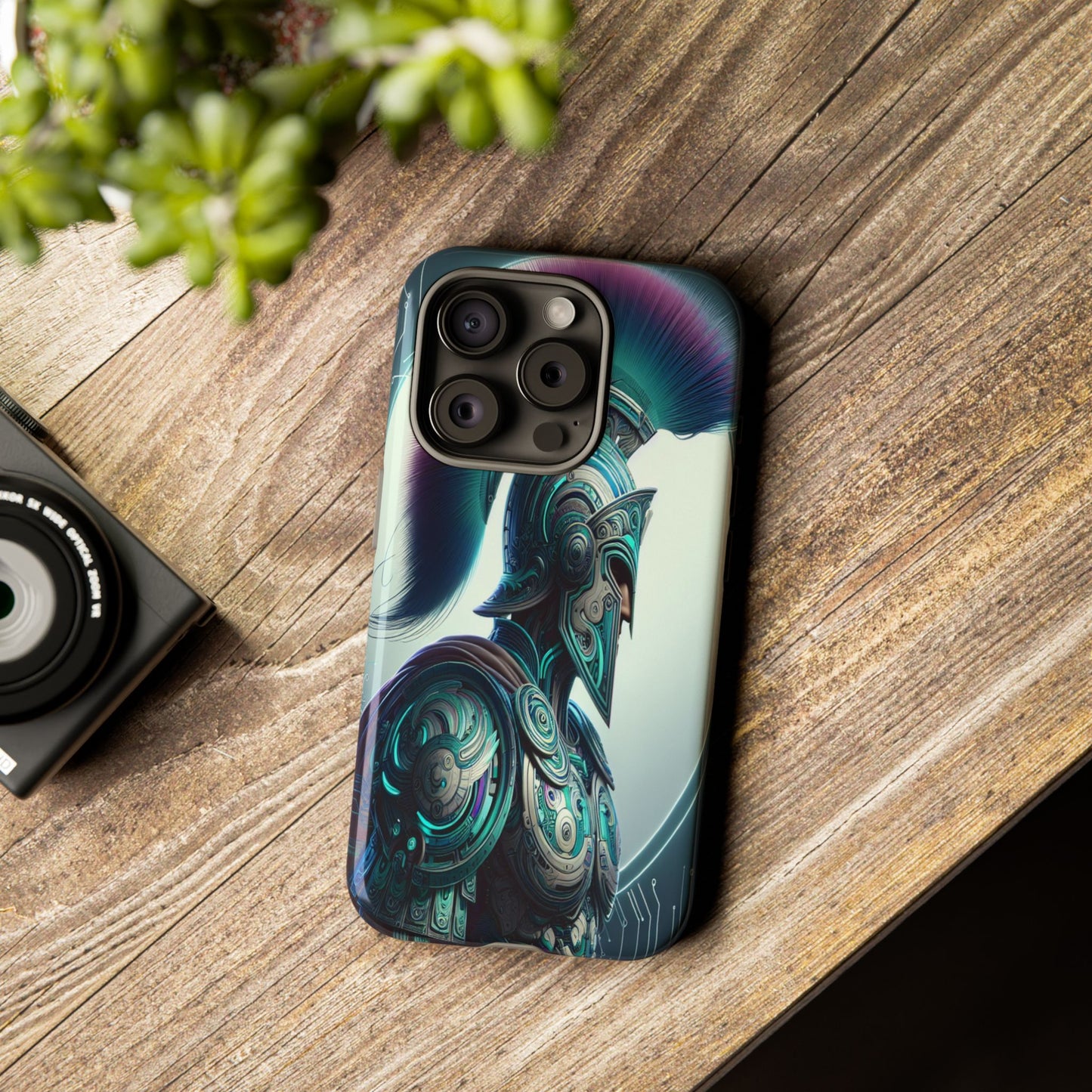 Custom ProtectiveGuardian of the Digital RealmIphone Case Compatible With Iphone 16 15 14 - Phone Cover