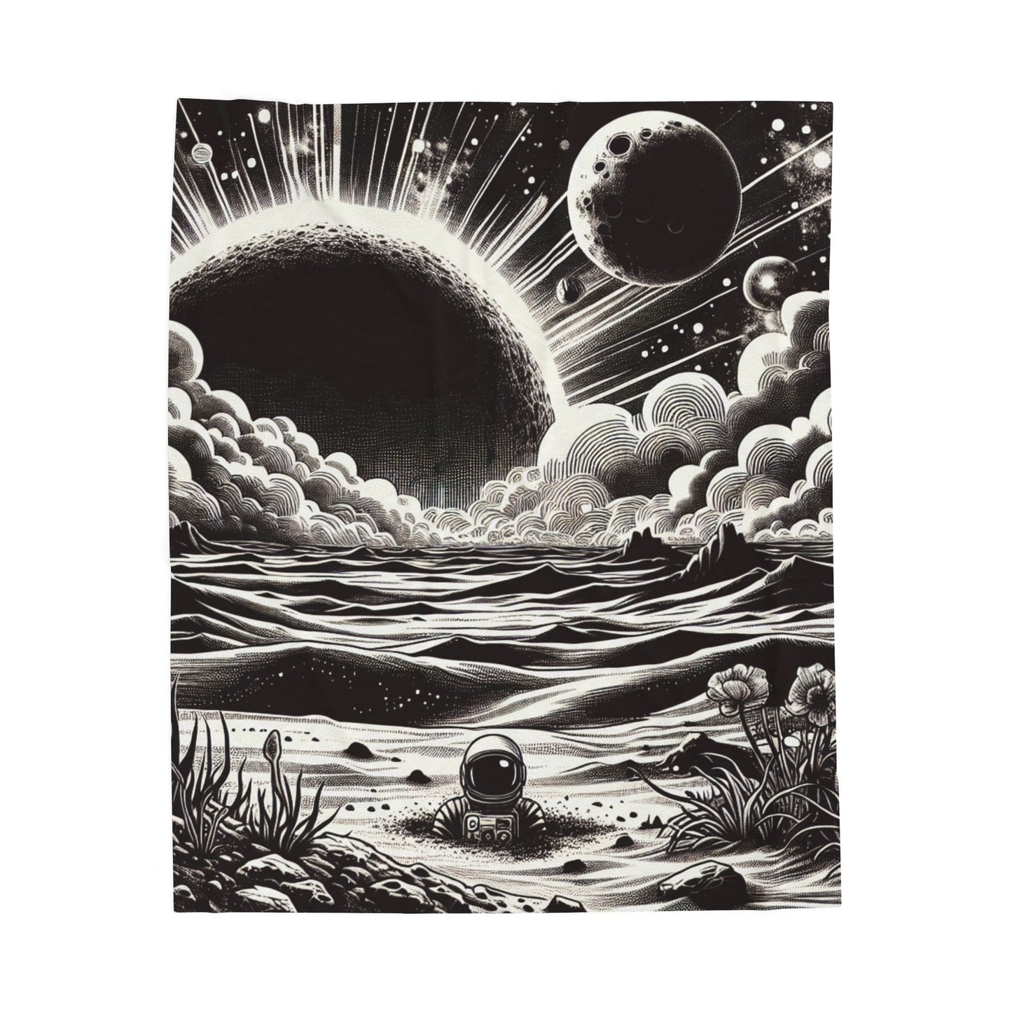 Cosmic Odyssey - Plush Blanket