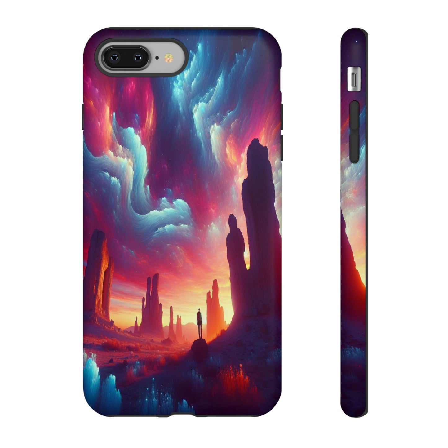 Wanderer in the Painted Sky - Phone Case
