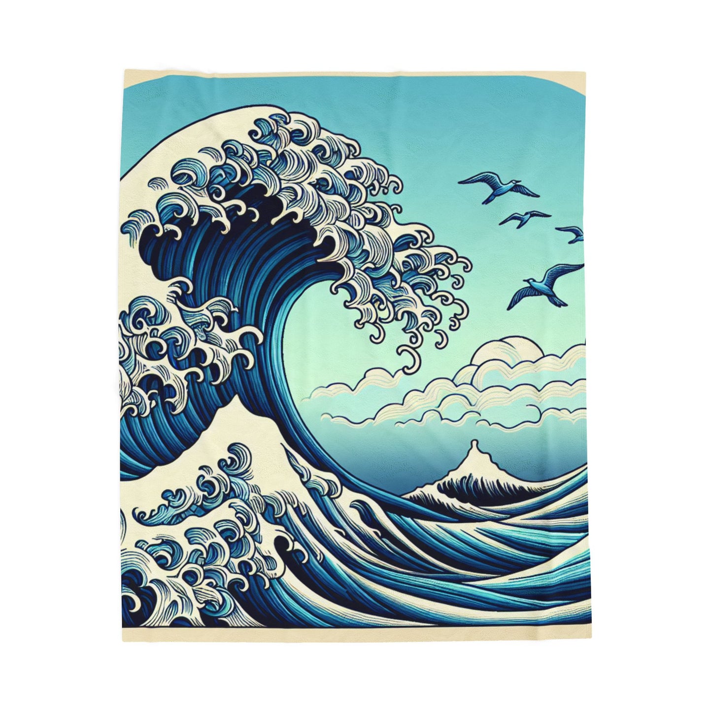 Ocean Rhythms - Plush Blanket