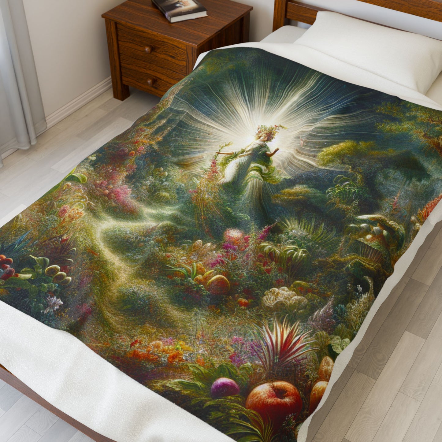 Illuminated Eden- Plush Blanket