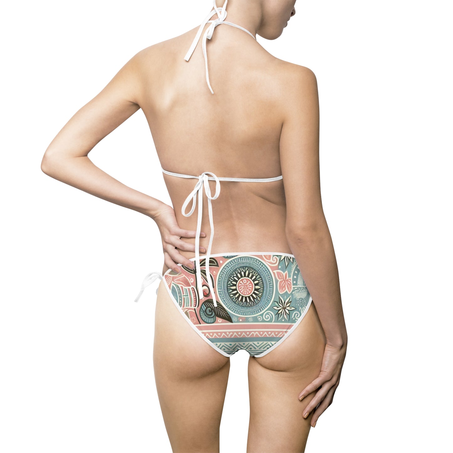 Women's Bohemian Tapestry Patterns Bikini Swimsuit