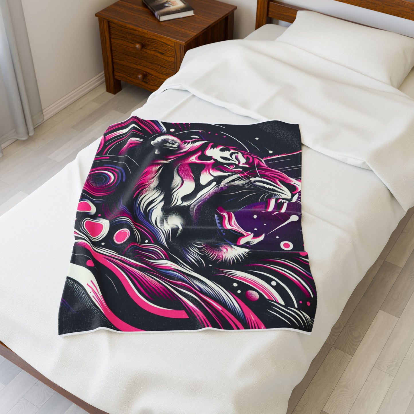 Fierce Majesty Unleashed - Plush Blanket