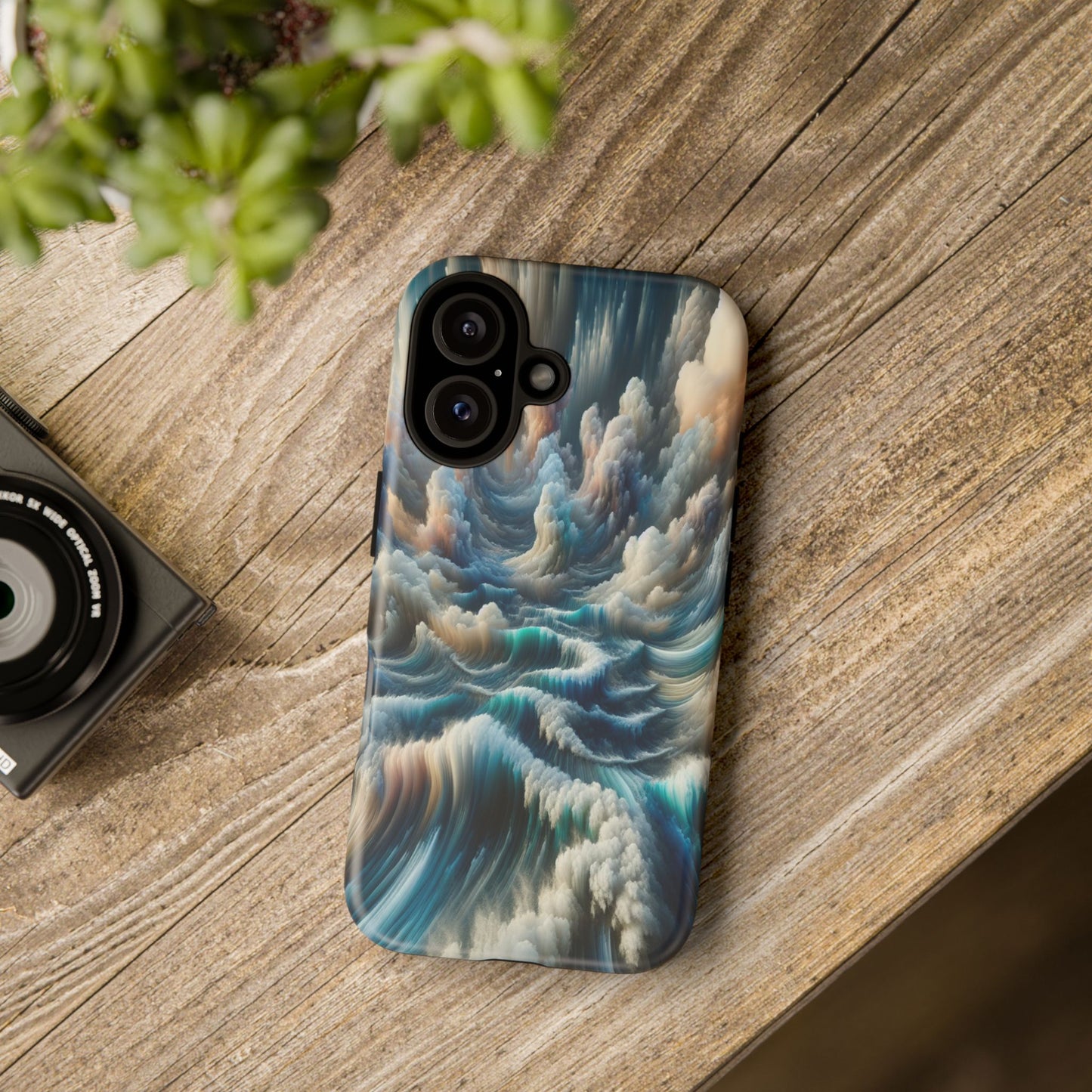 Waves of Clouded Light - Phone Case