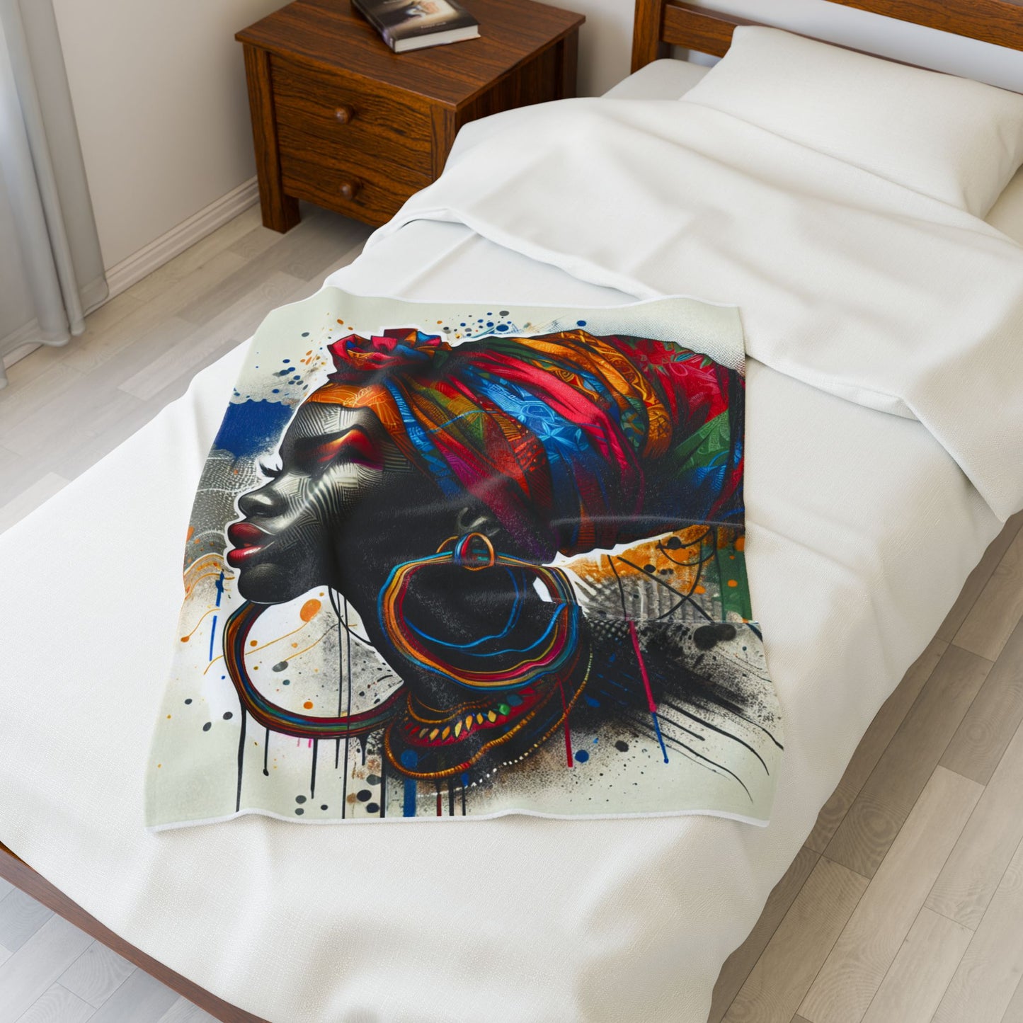 Melanin Patterns of Identity - Plush Blanket