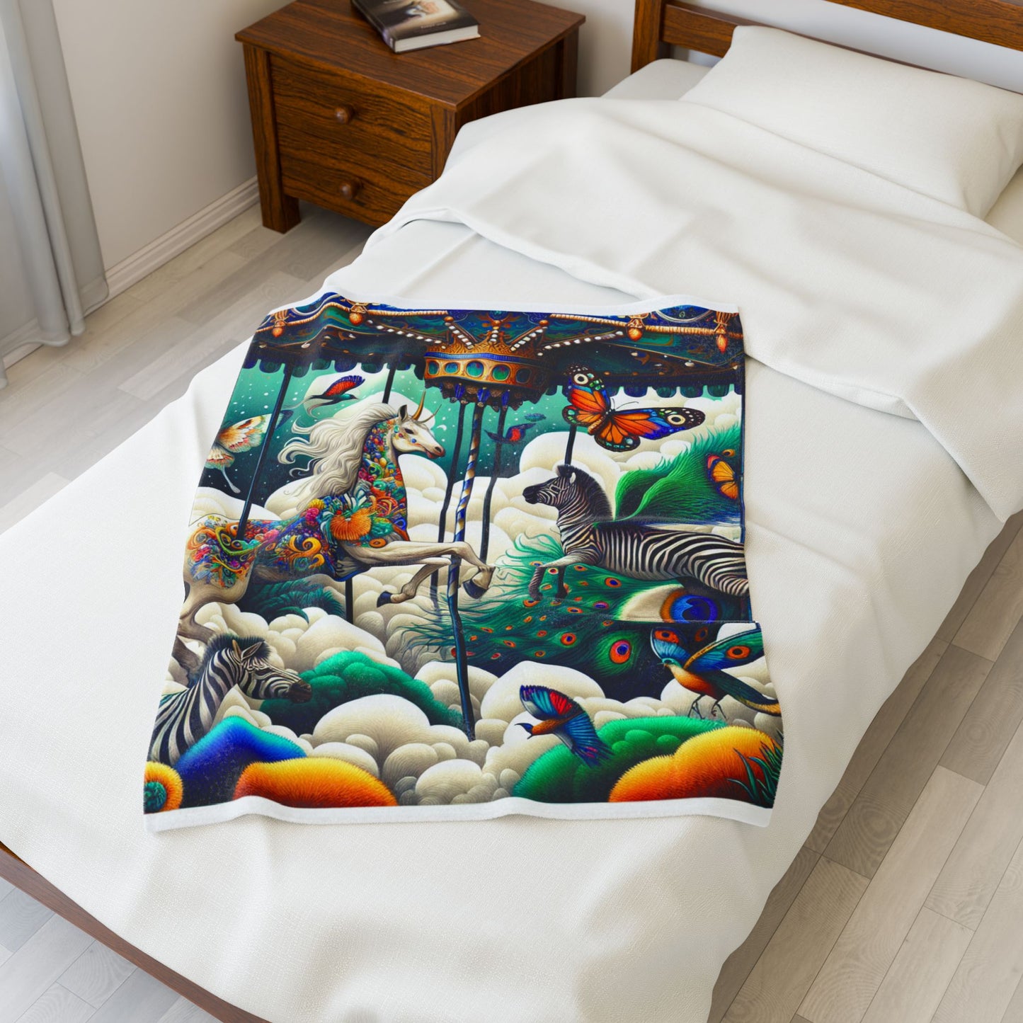 Carousel of Dreams - Plush Blanket
