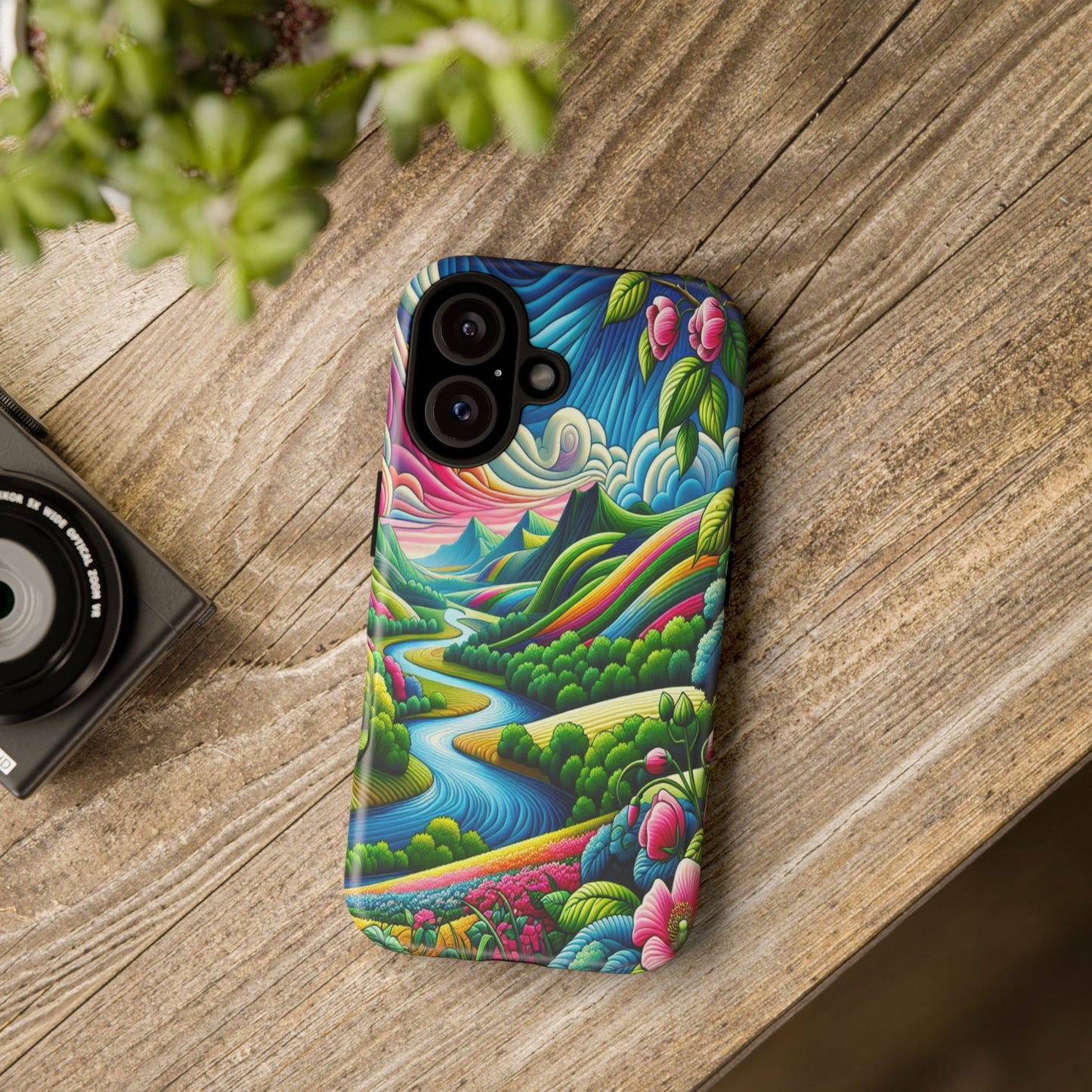 Colorful Landscape Fantasy - Phone Case