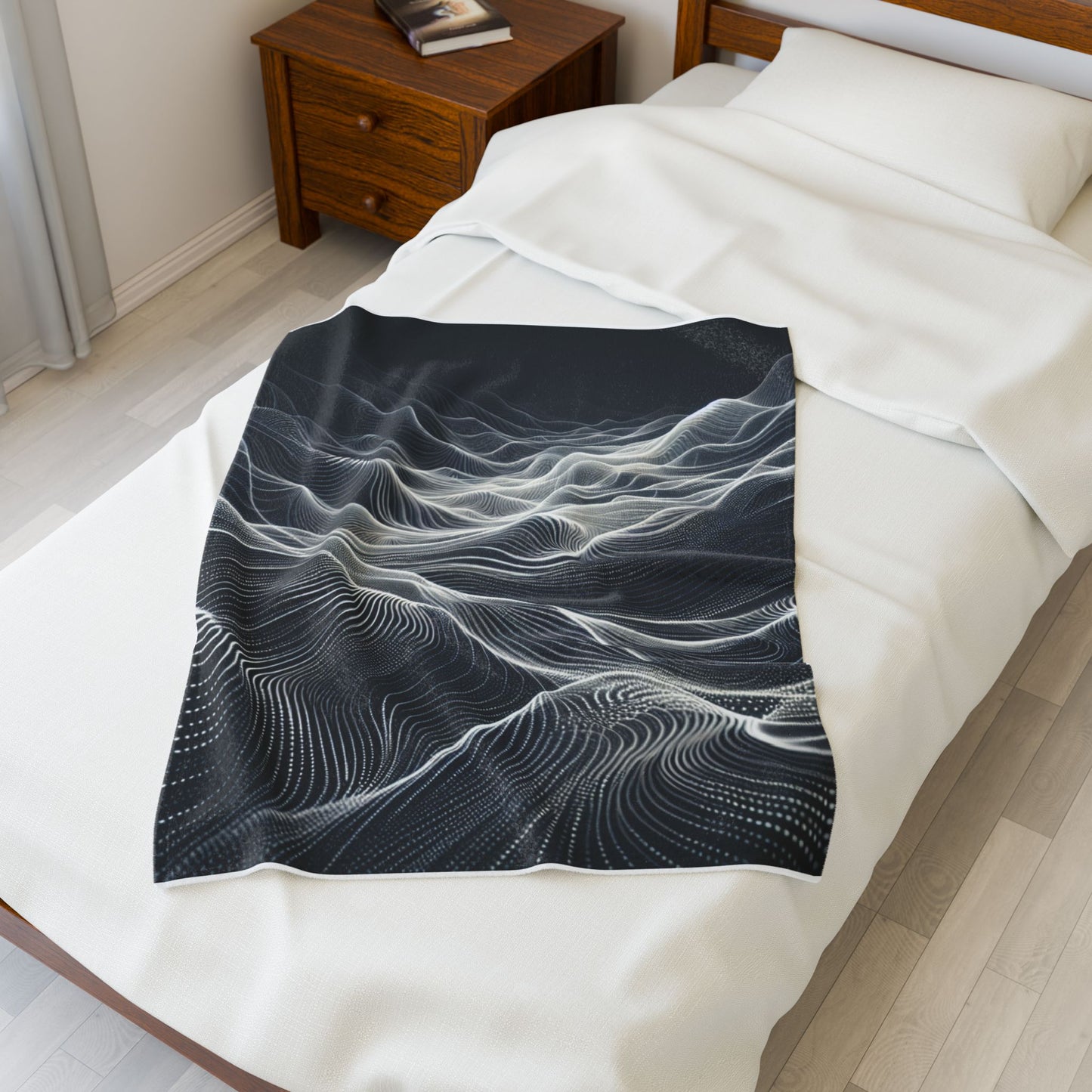 Waves of Infinity - Plush Blanket