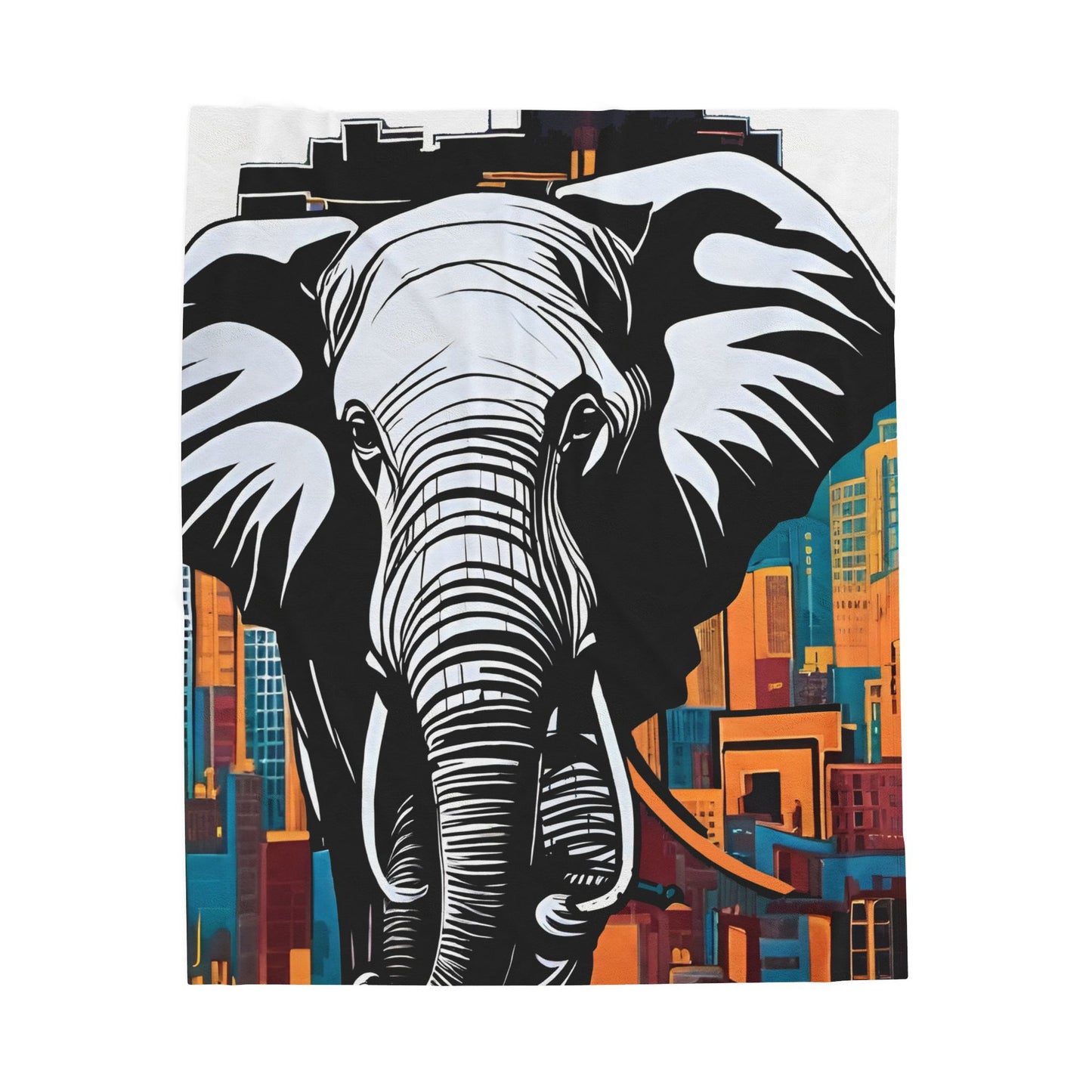 Urban Savannah Majesty- Plush Blanket
