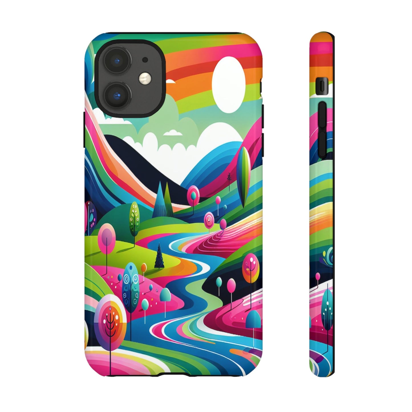 Colorful Landscape Journey - Phone Case