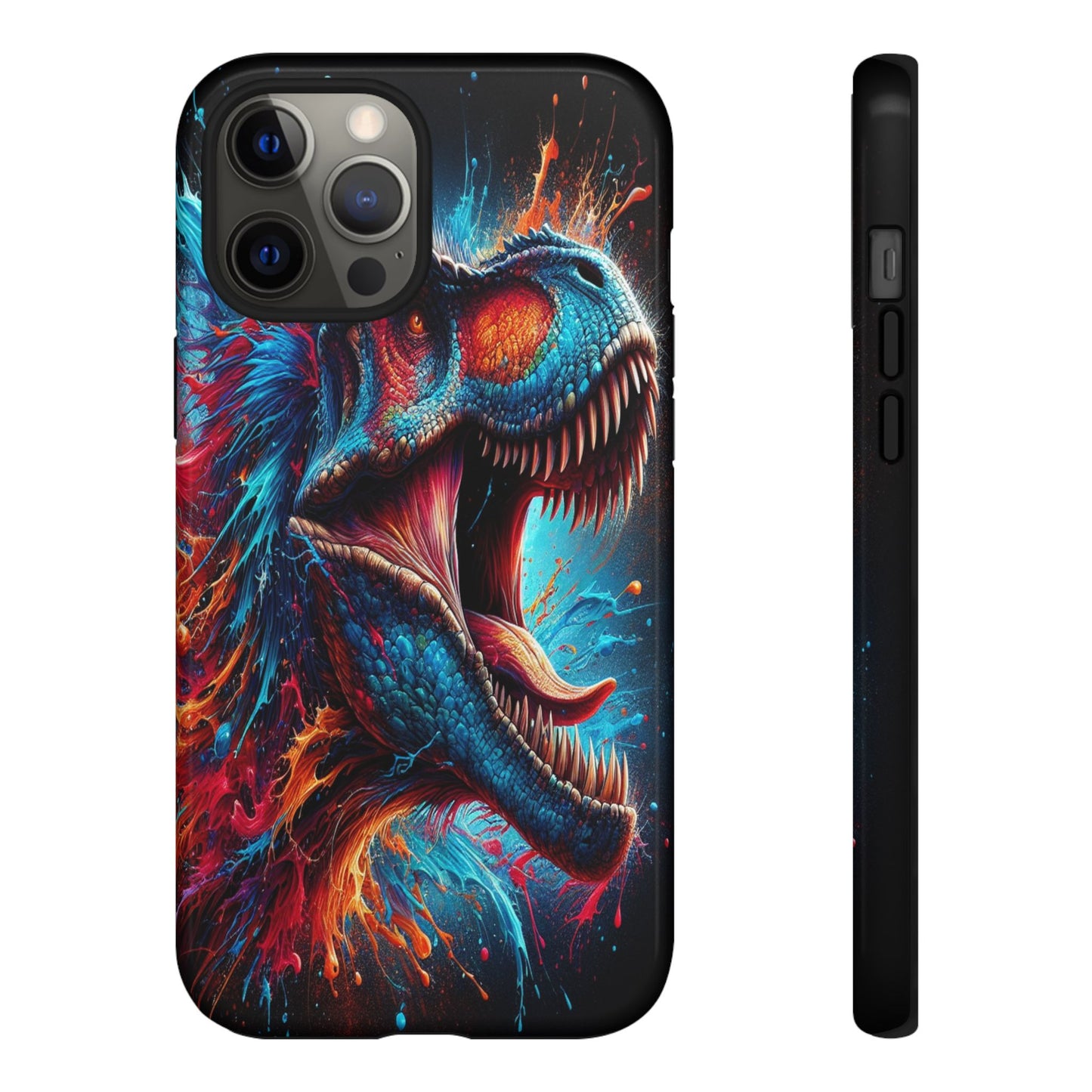 Colorburst Dinosaur Roar - Phone Case