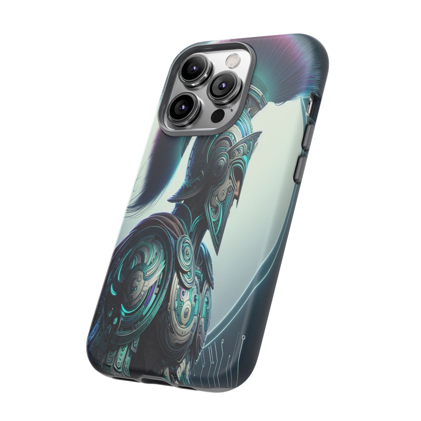 Custom ProtectiveGuardian of the Digital RealmIphone Case Compatible With Iphone 16 15 14 - Phone Cover