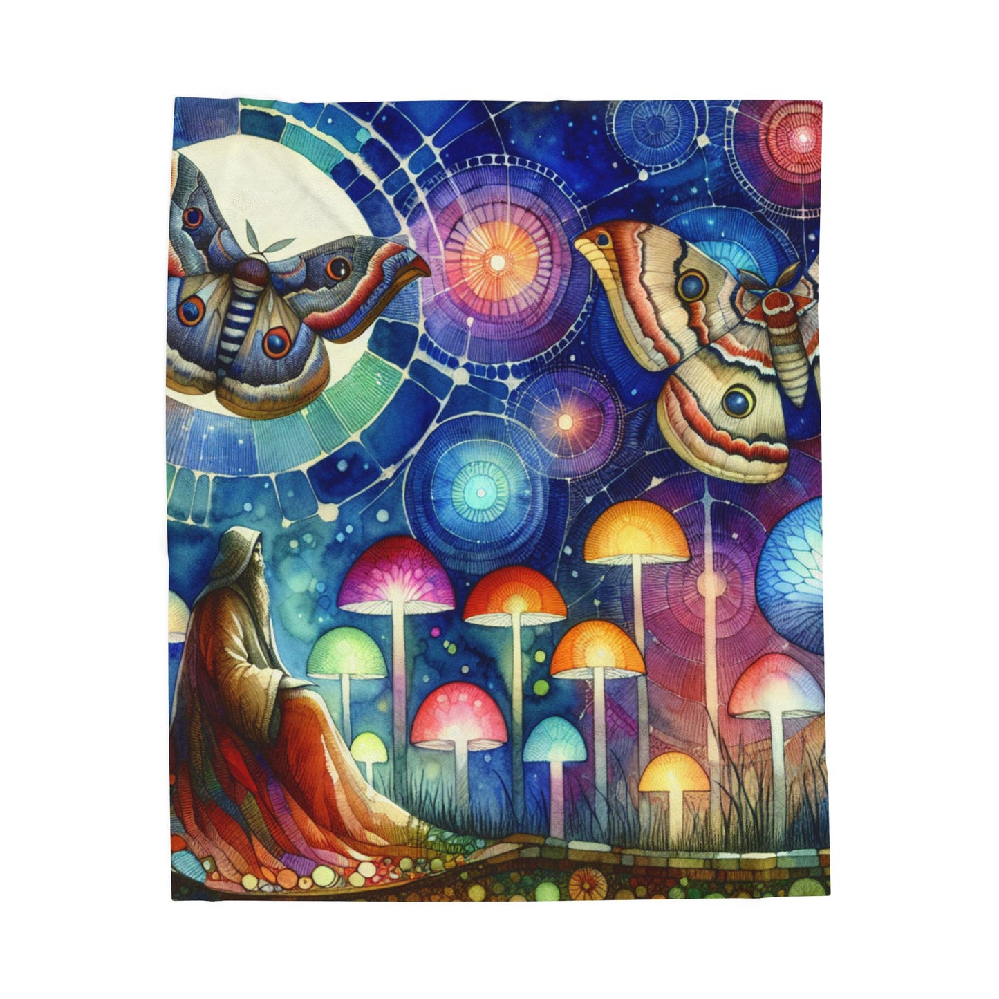 Mosaic of Enchantment - Plush Blanket