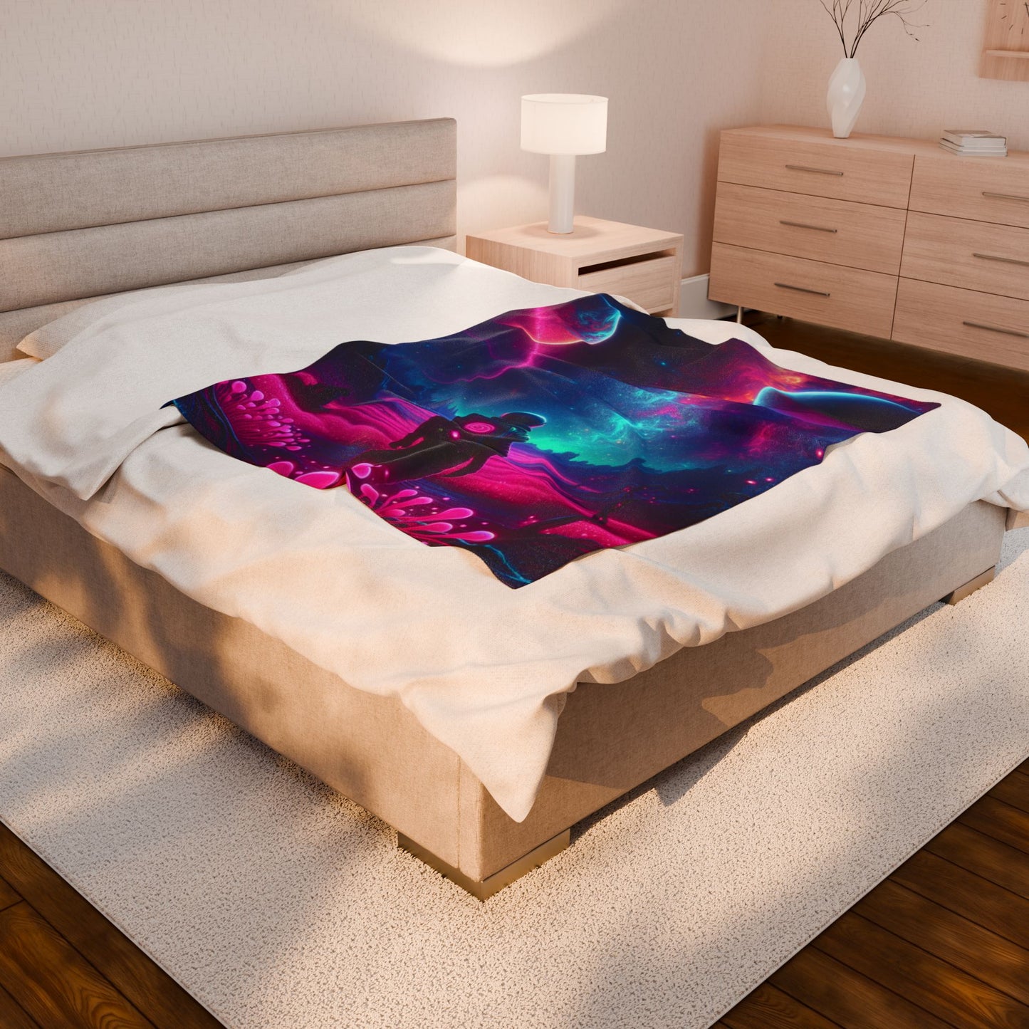 Exploration Beyond Boundaries - Plush Blanket