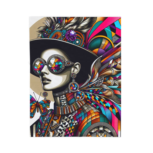 Prismatic Visions - Plush Blanket