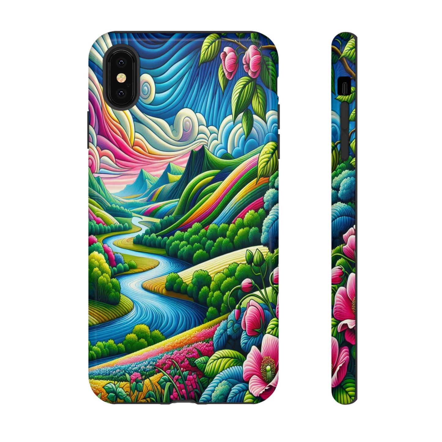 Colorful Landscape Fantasy - Phone Case