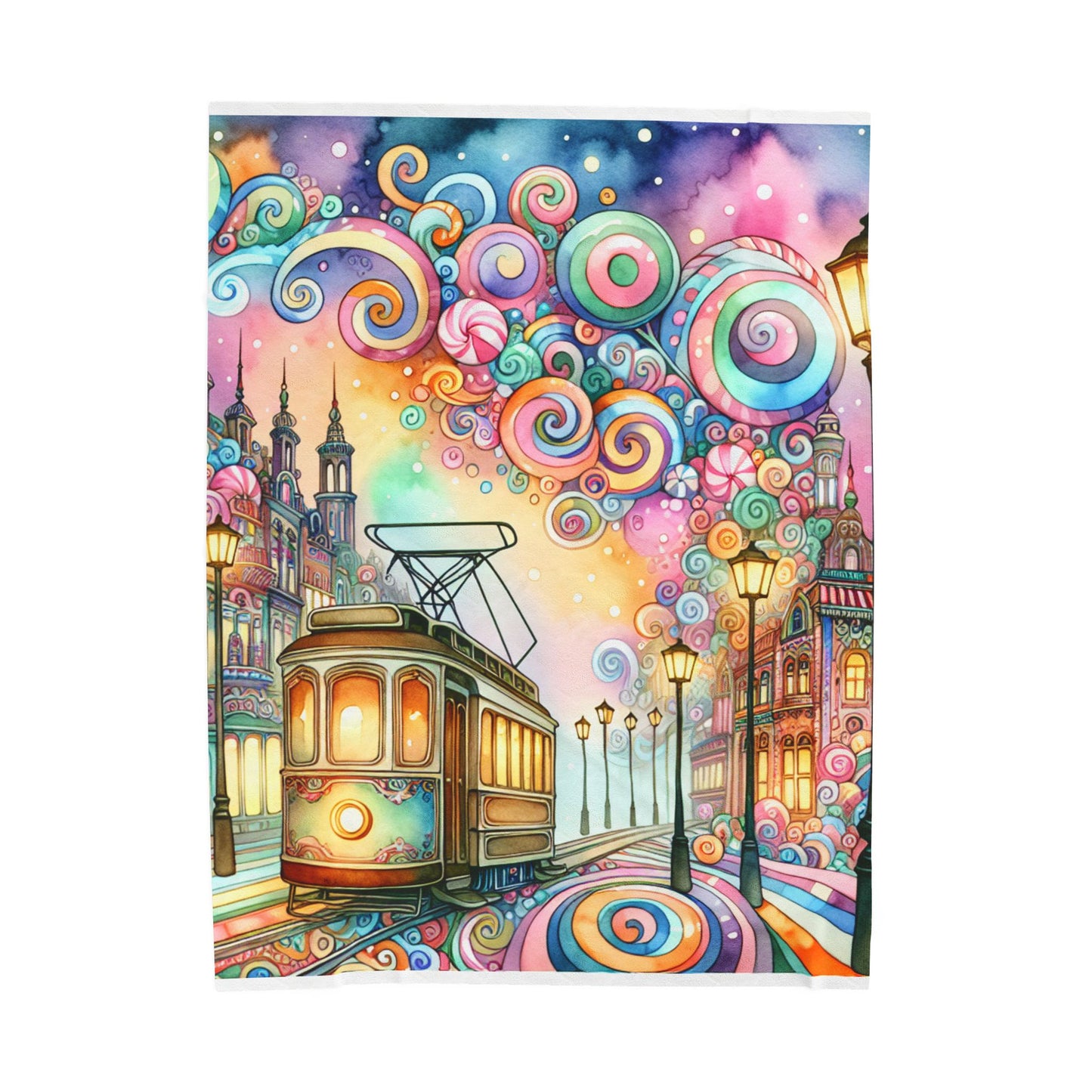 Whirl of Dreams - Plush Blanket