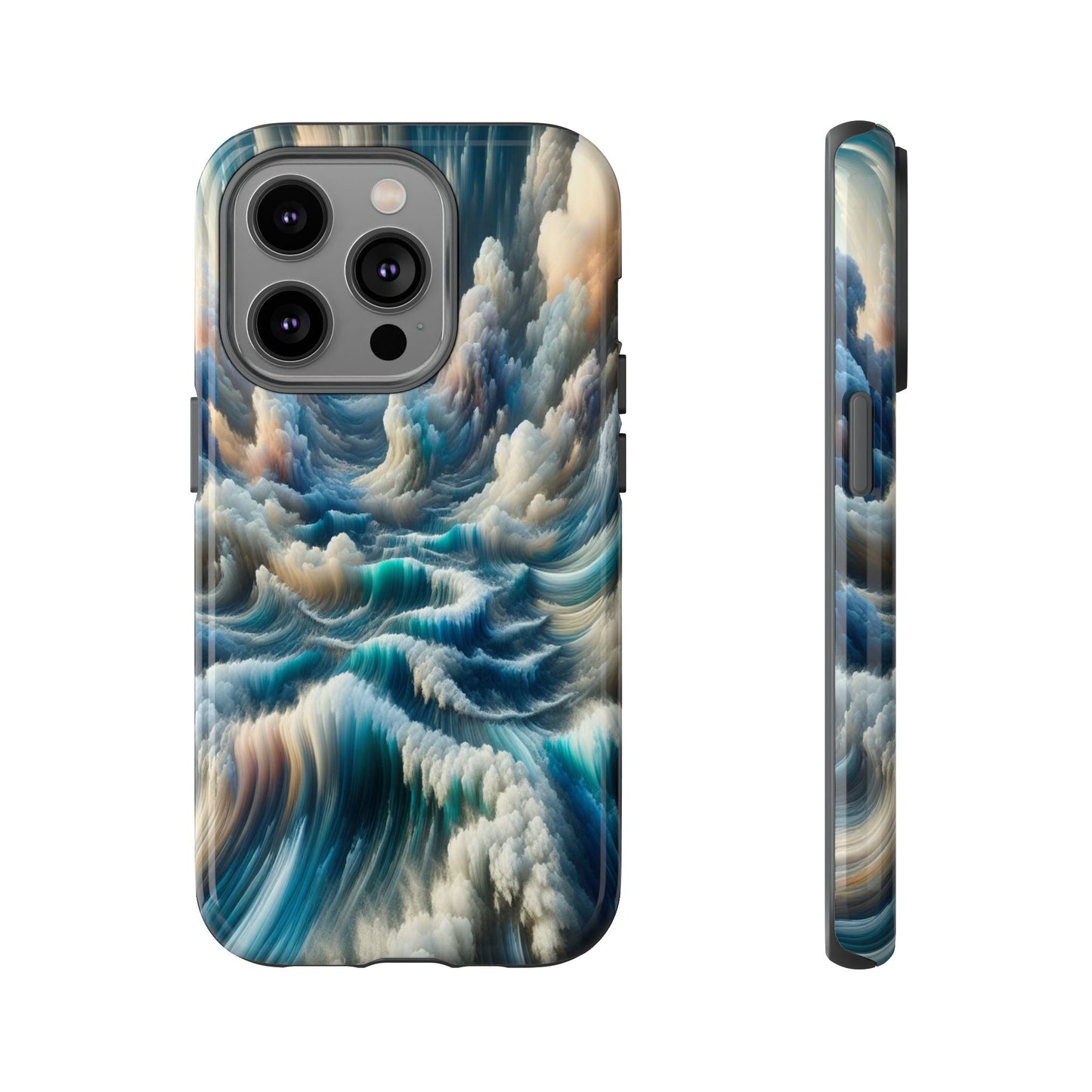 Waves of Clouded Light - Phone Case