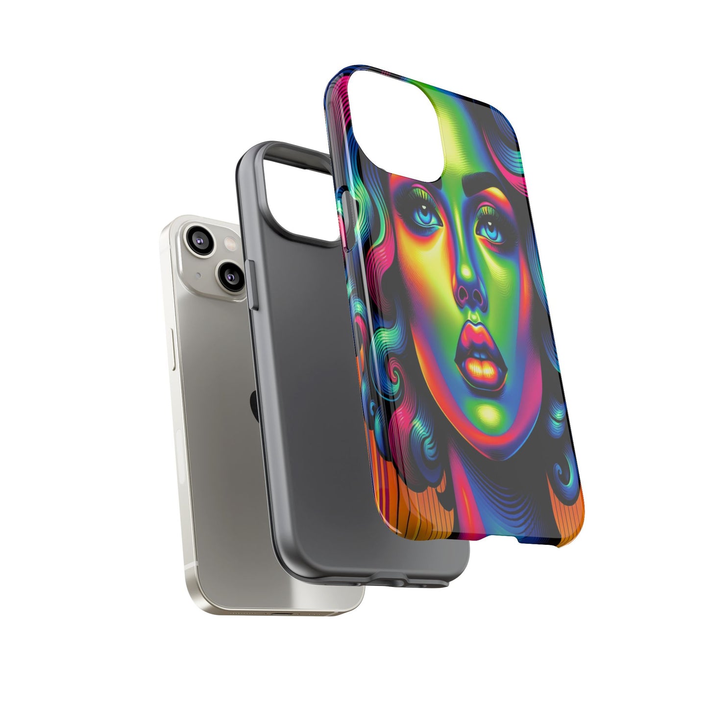 Custom Protective Spectrum Radiance Iphone Case Compatible With Iphone 16 15 14 - Phone Cover