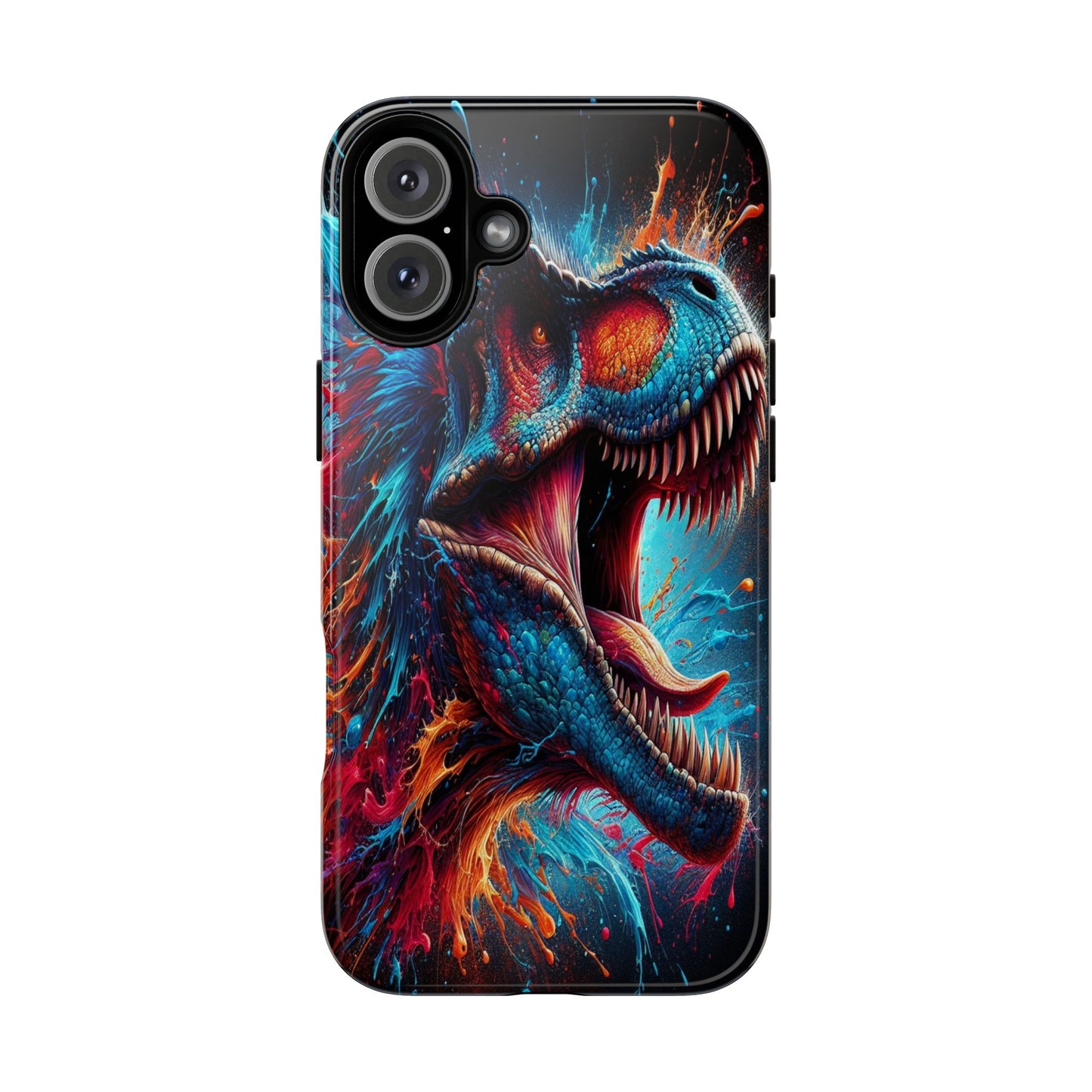 Colorburst Dinosaur Roar - Phone Case