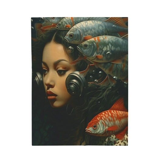 Aquatic Reverie- Plush Blanket