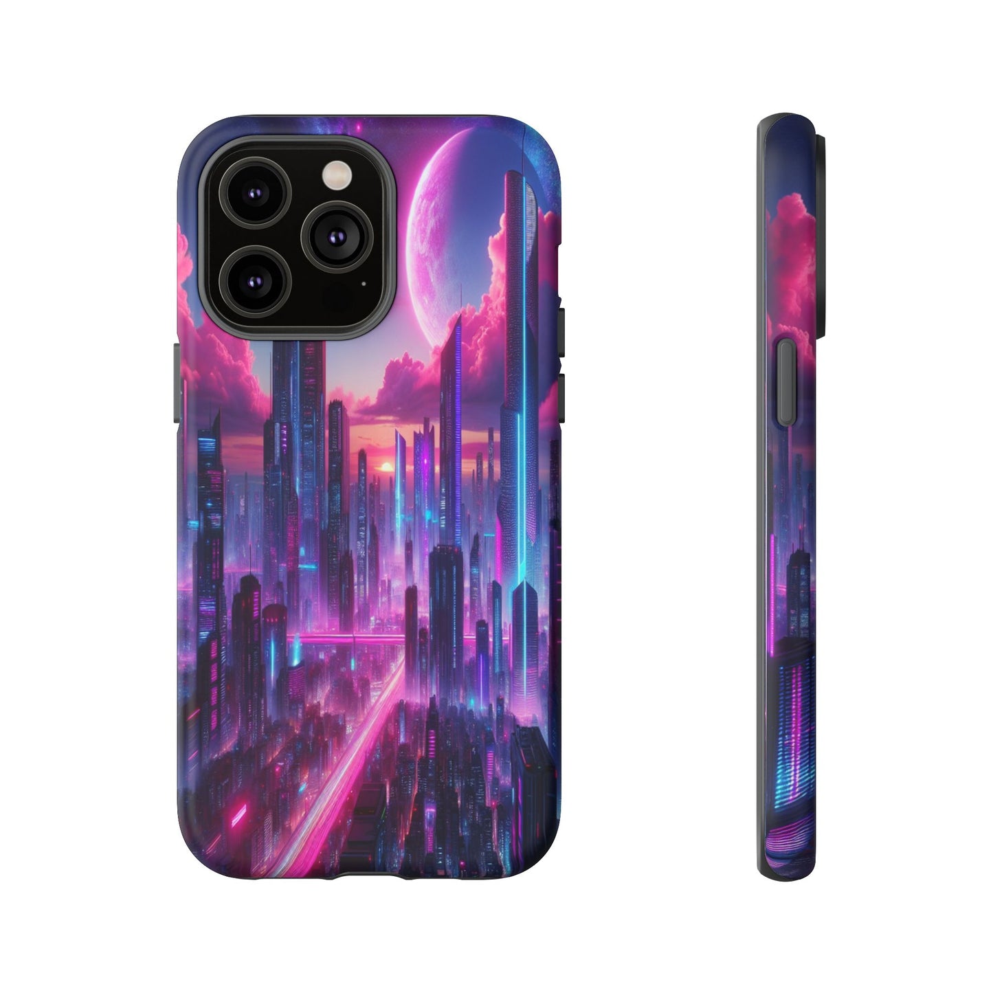 Futuristic Skyline Fantasy - Phone Case