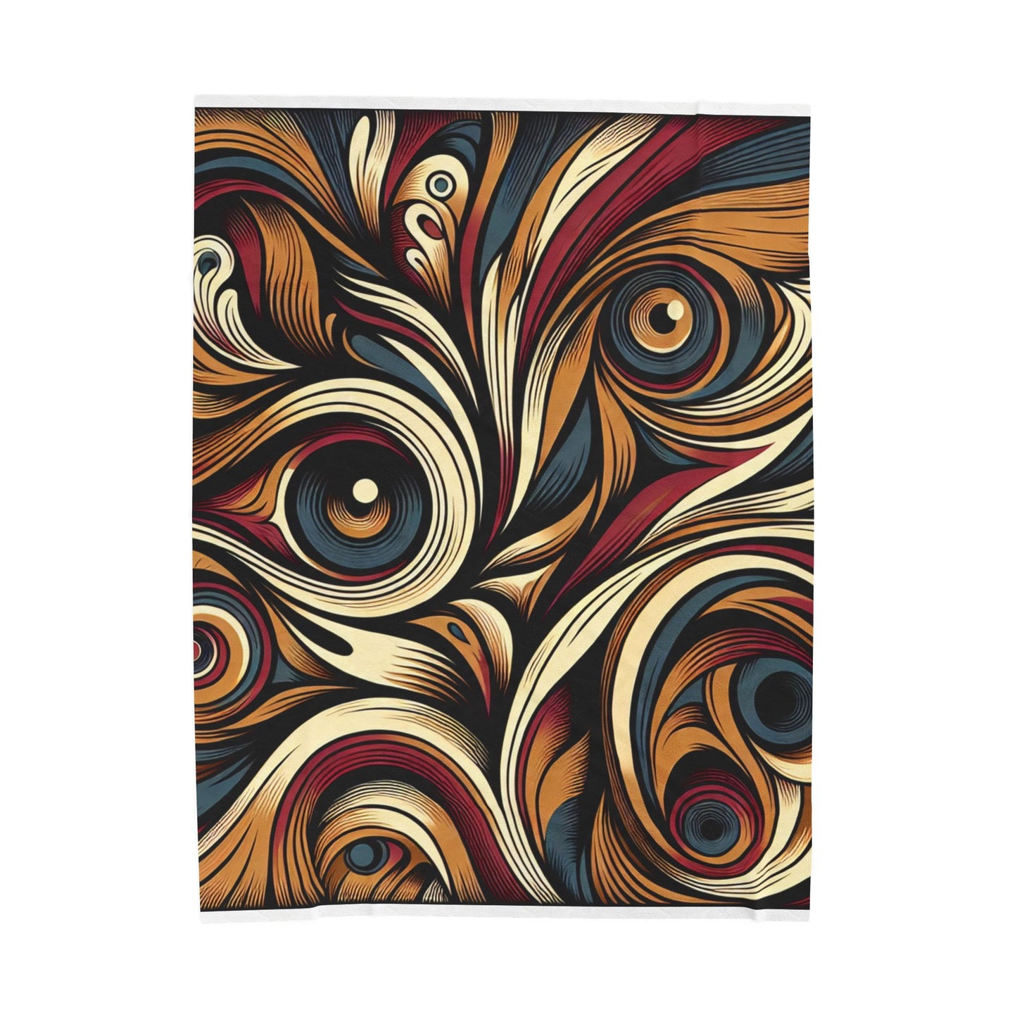 Mysterious Swirls - Plush Blanket