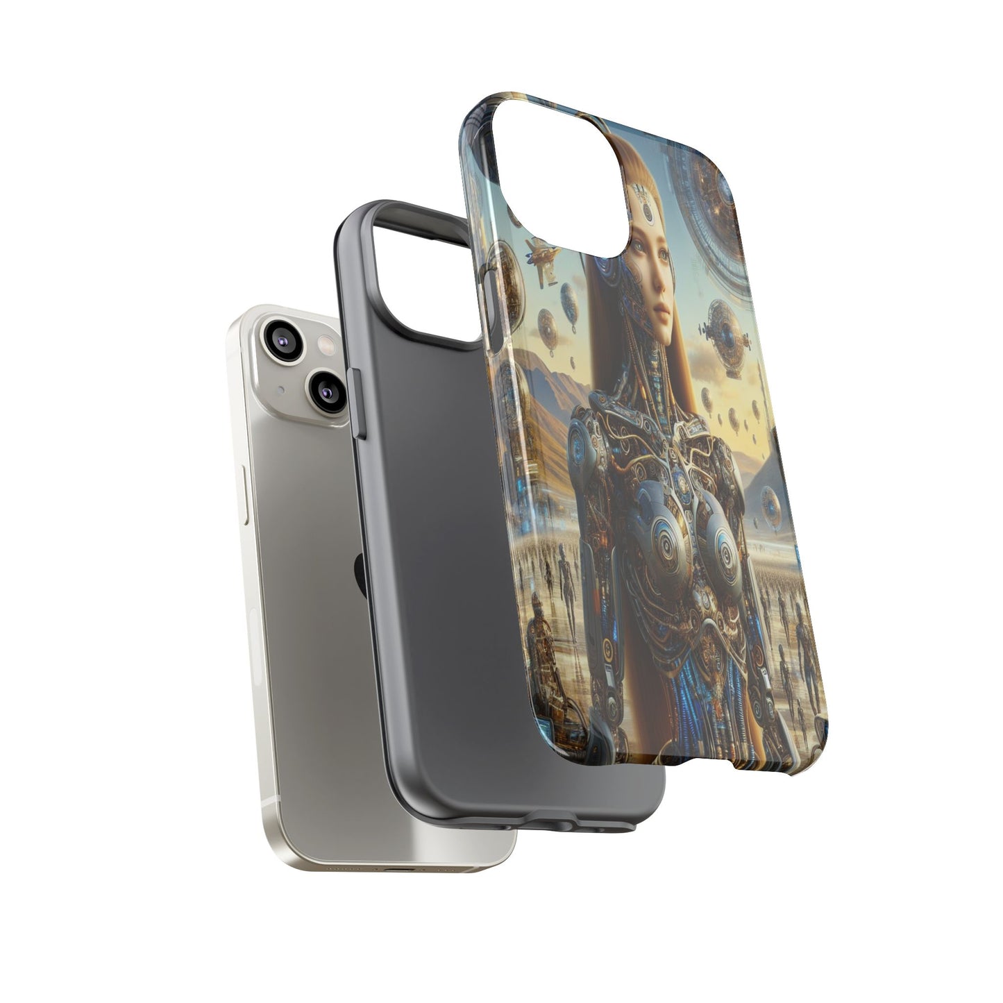 Futuristic Realm of Technology - Phone Case