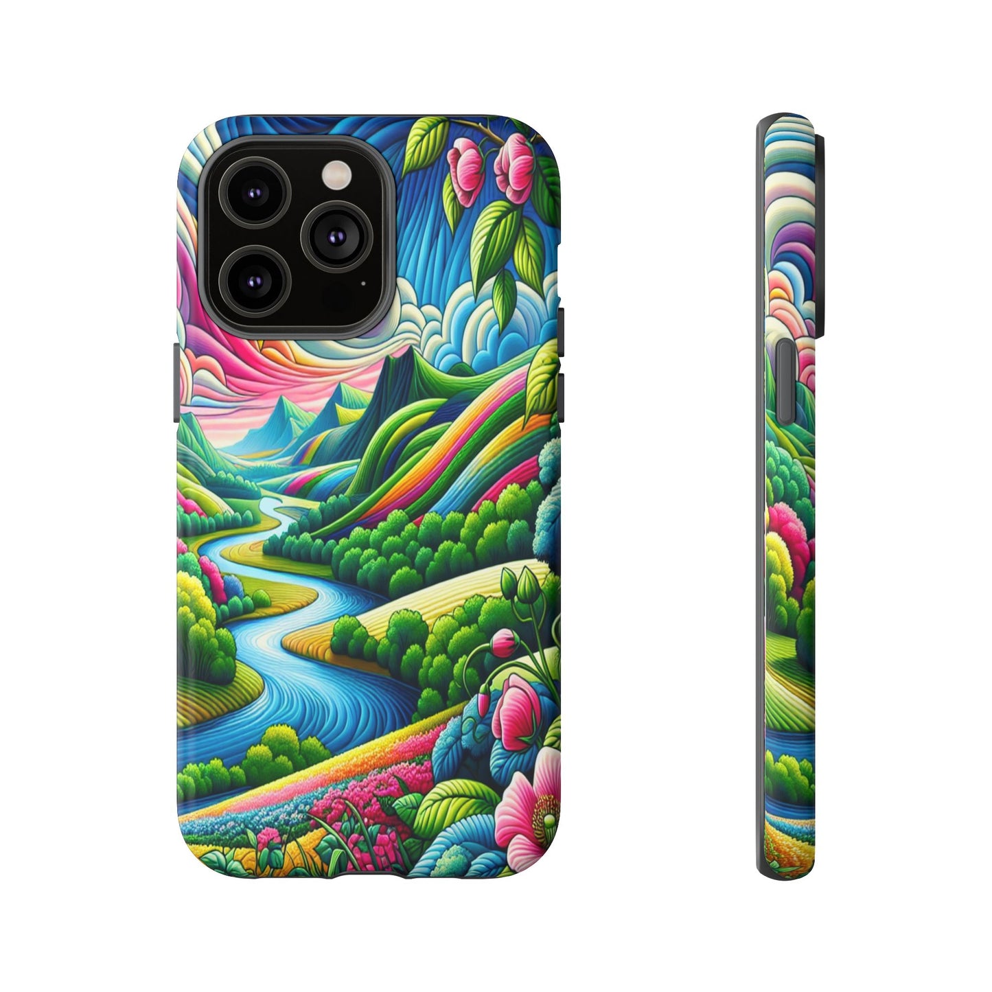 Colorful Landscape Fantasy - Phone Case