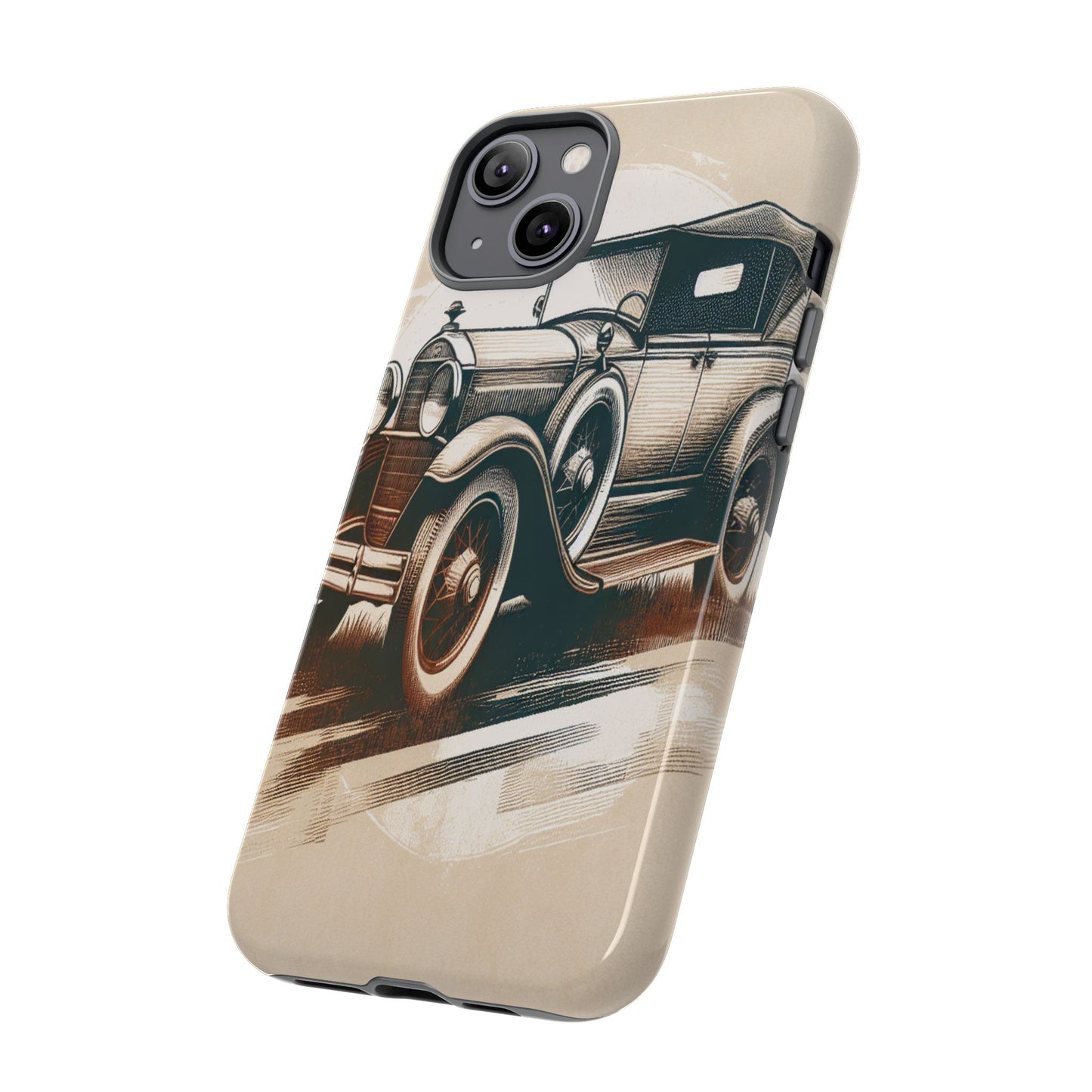 Vintage Wheels in Motion - Phone Case