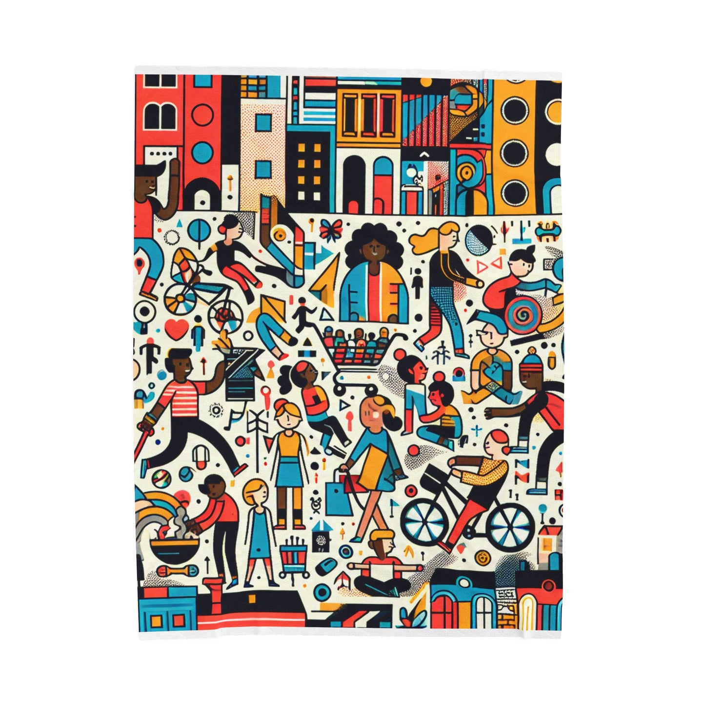 Activities and Community in Motion - Plush Blanket