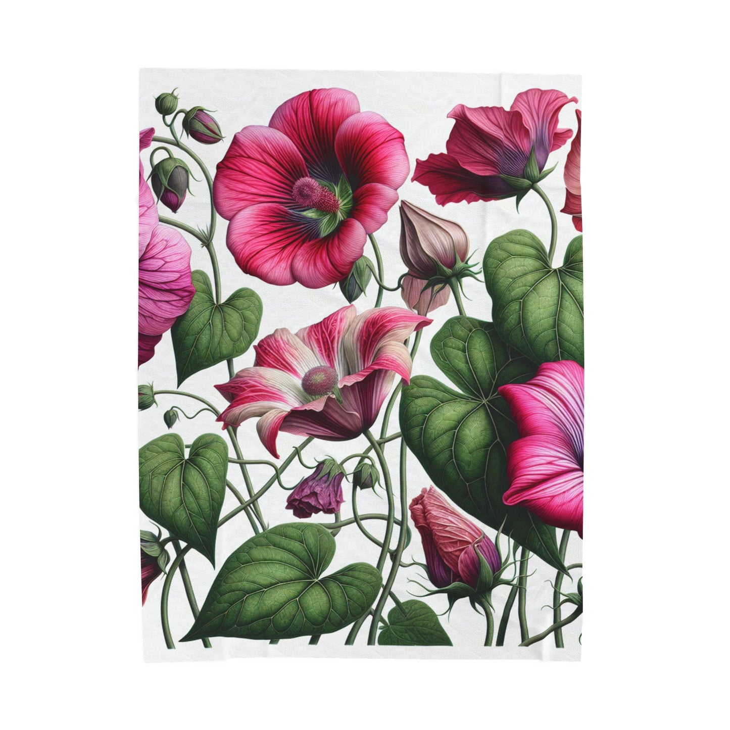 Petals and Heartstrings- Plush Blanket