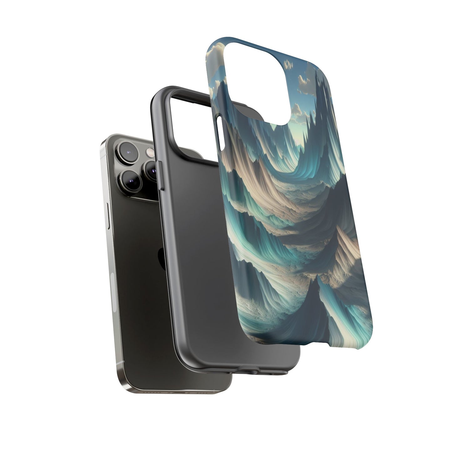 Whispering Peaks of Imagination - Phone Case