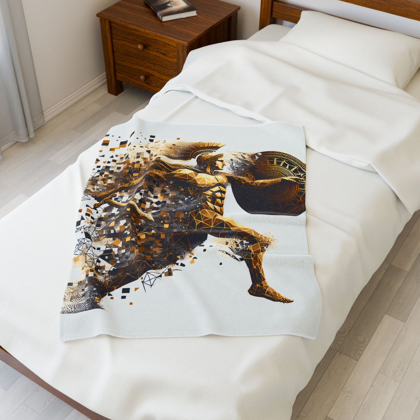 Warrior in Motion - Plush Blanket