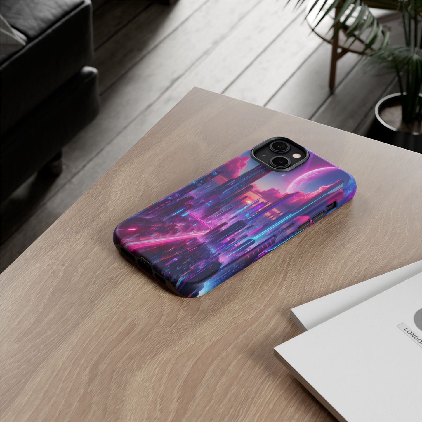 Futuristic Skyline Fantasy - Phone Case