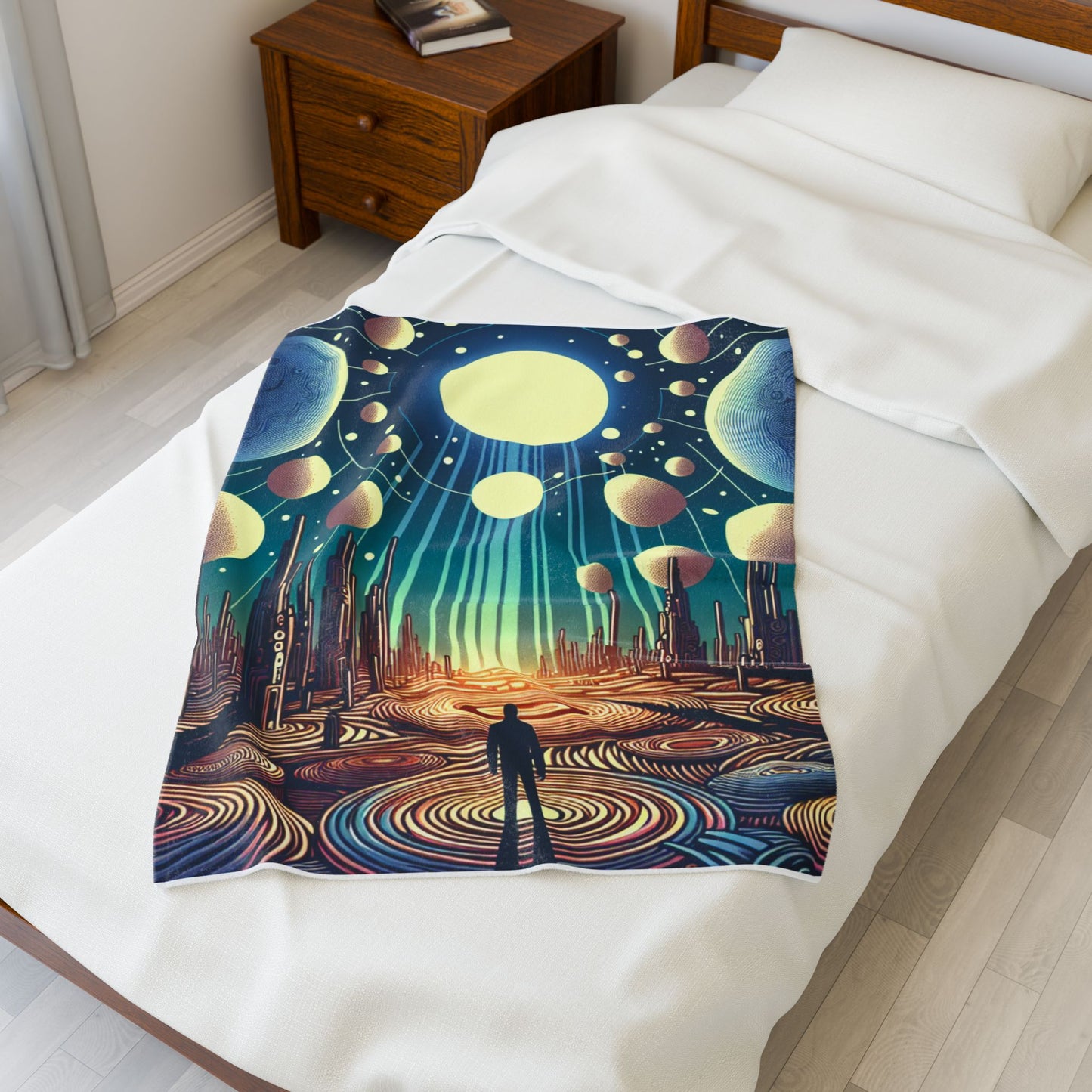 Cosmic Odyssey - Plush Blanket