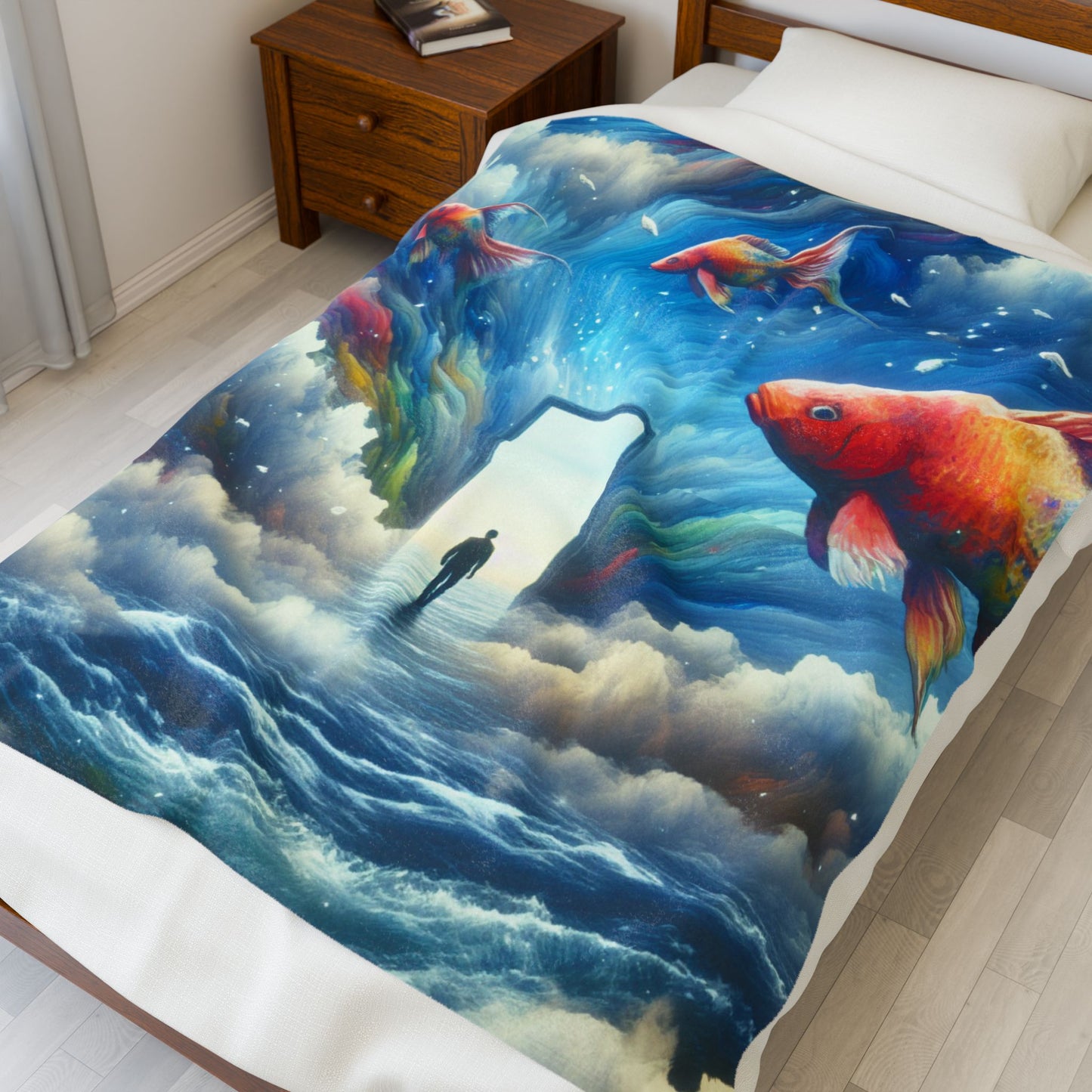 Gateway to Infinite Oceans - Plush Blanket
