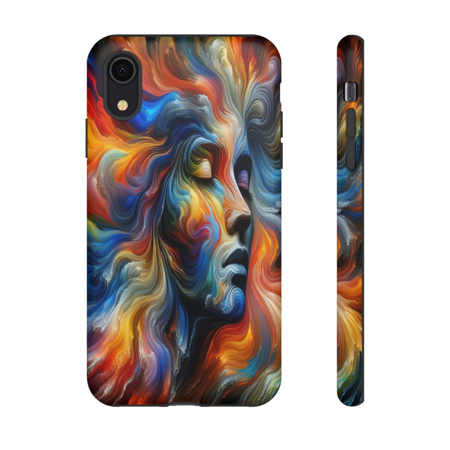 Custom Protective Whirlwind of Colors Iphone Case Compatible With Iphone 16 15 14 - Phone Cover