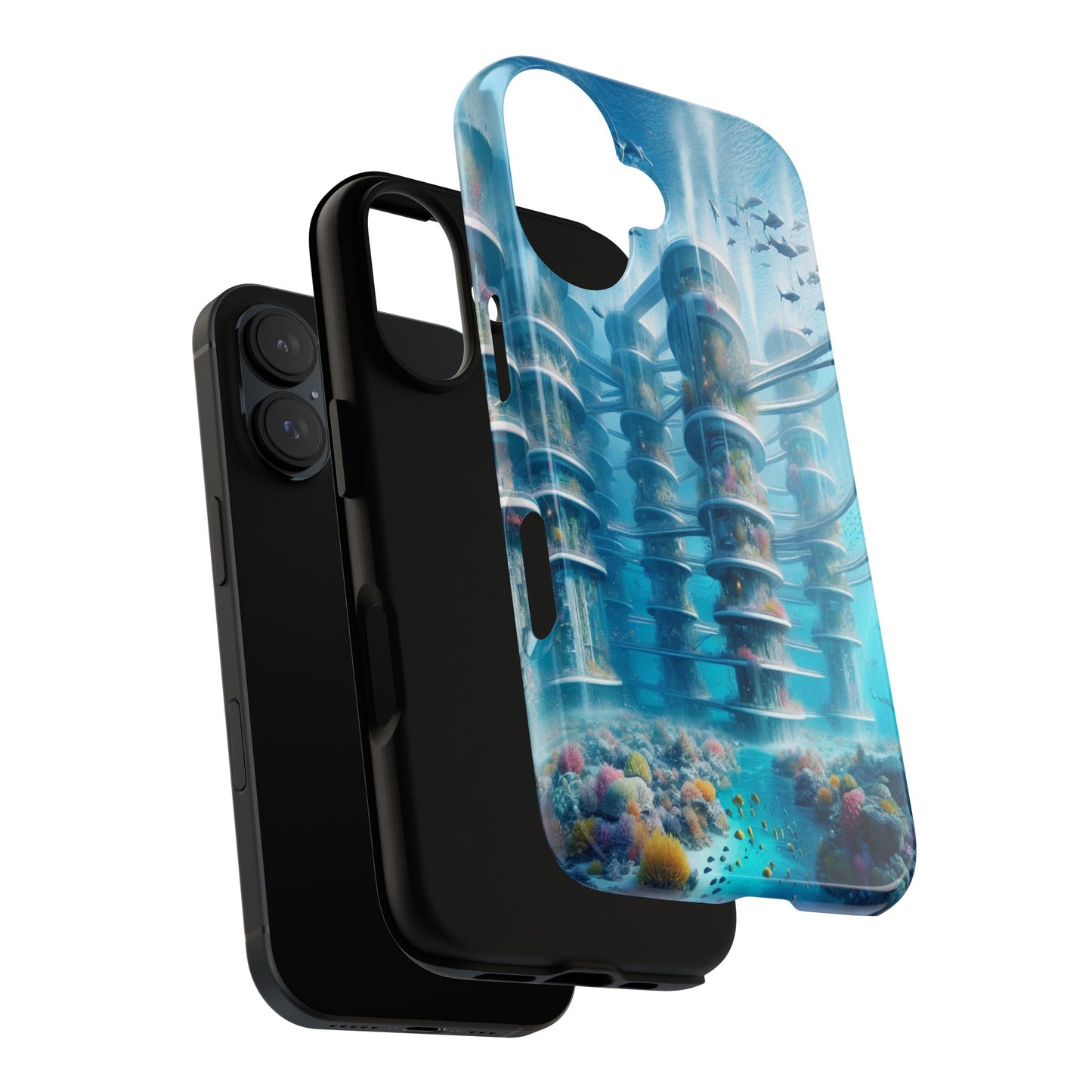 Custom ProtectiveUnderwater Oasis OdysseyIphone Case Compatible With Iphone 16 15 14 - Phone Cover