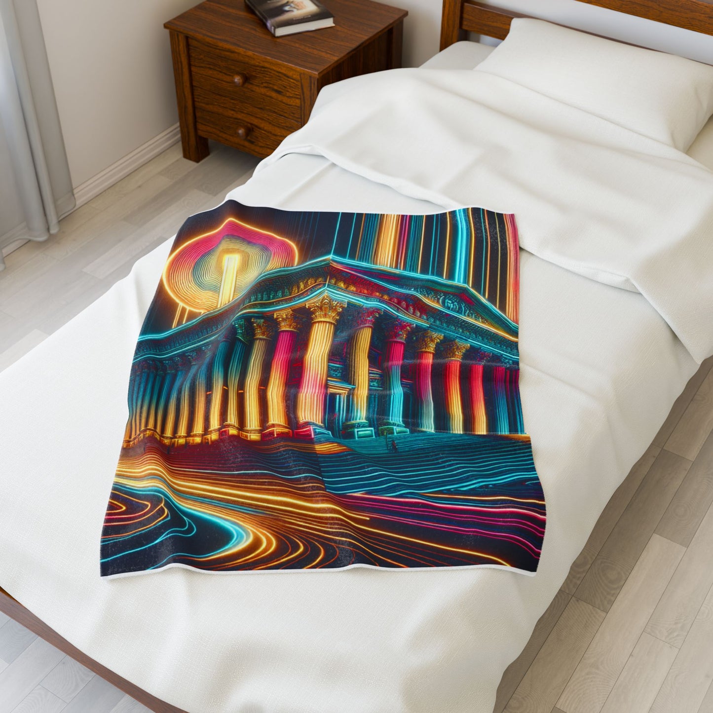 Neoclassical Pulse- Plush Blanket