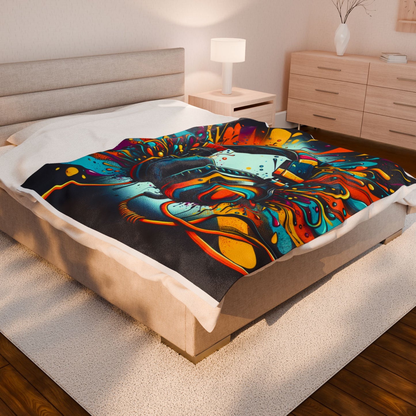 Explosion of Rhythms- Plush Blanket