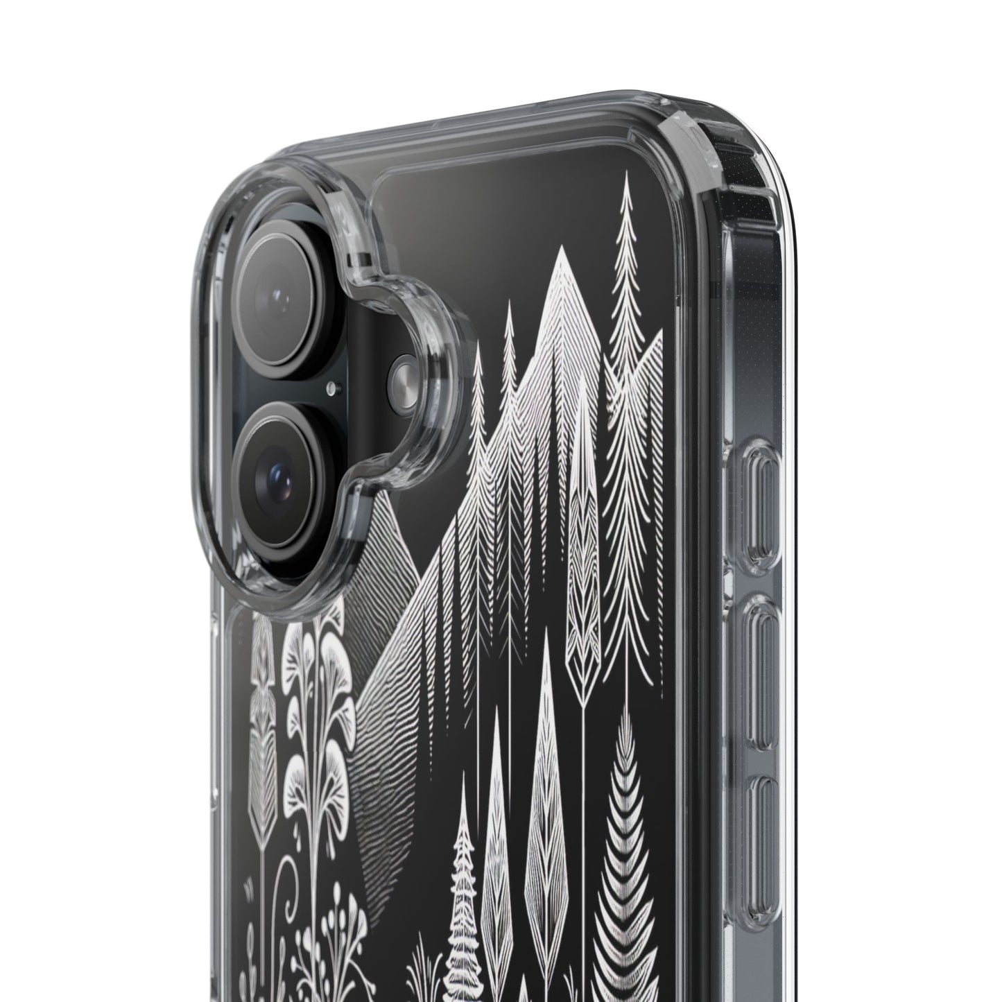 Transparent Alpine Wilderness Pathways Iphone Case Compatible With Iphone 16 15 14 - Clear Phone Cover