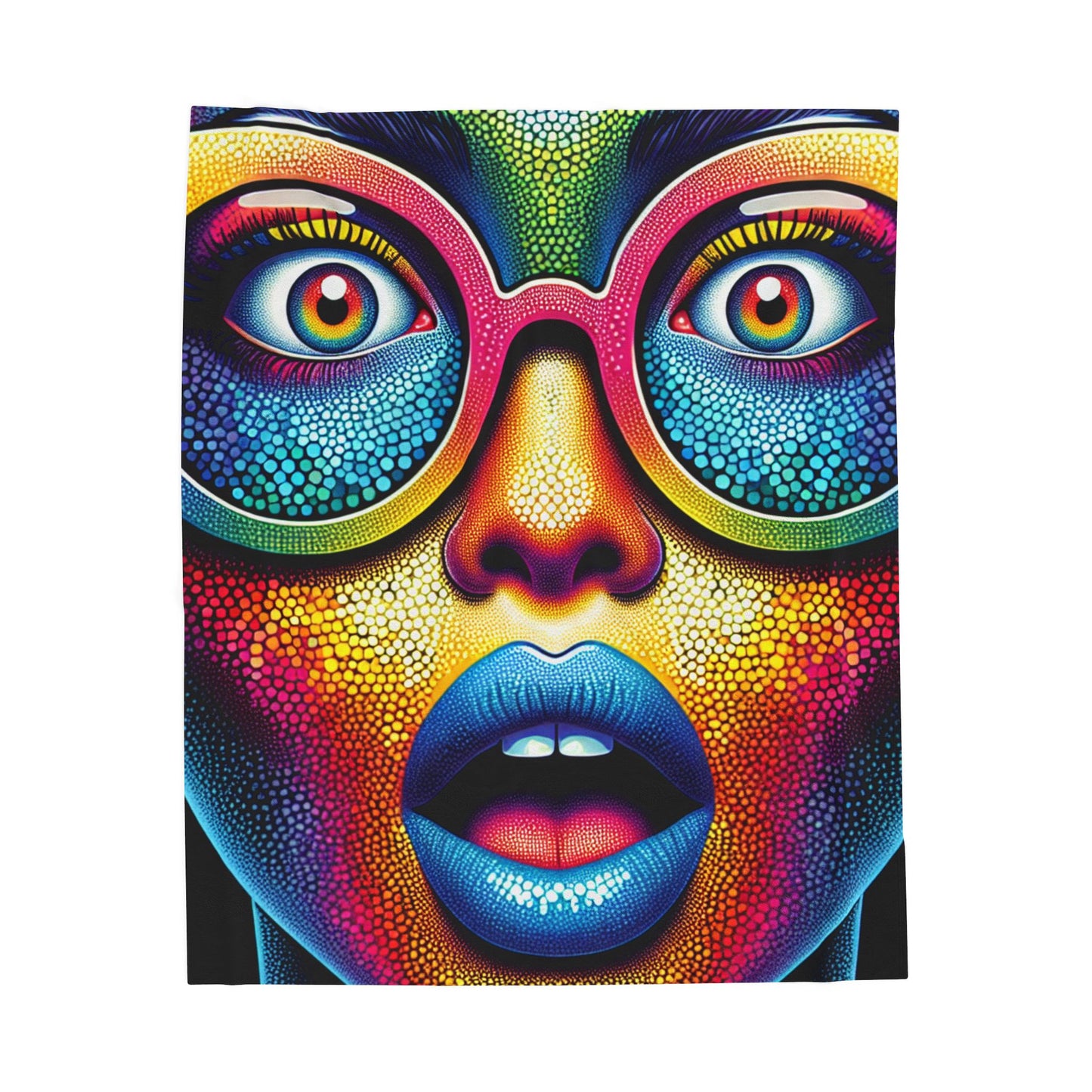 Chromatic Wonder - Plush Blanket