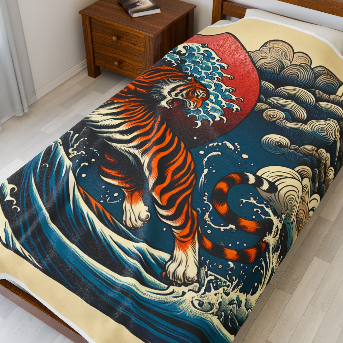 Roaring Through the Waves - Plush Blanket