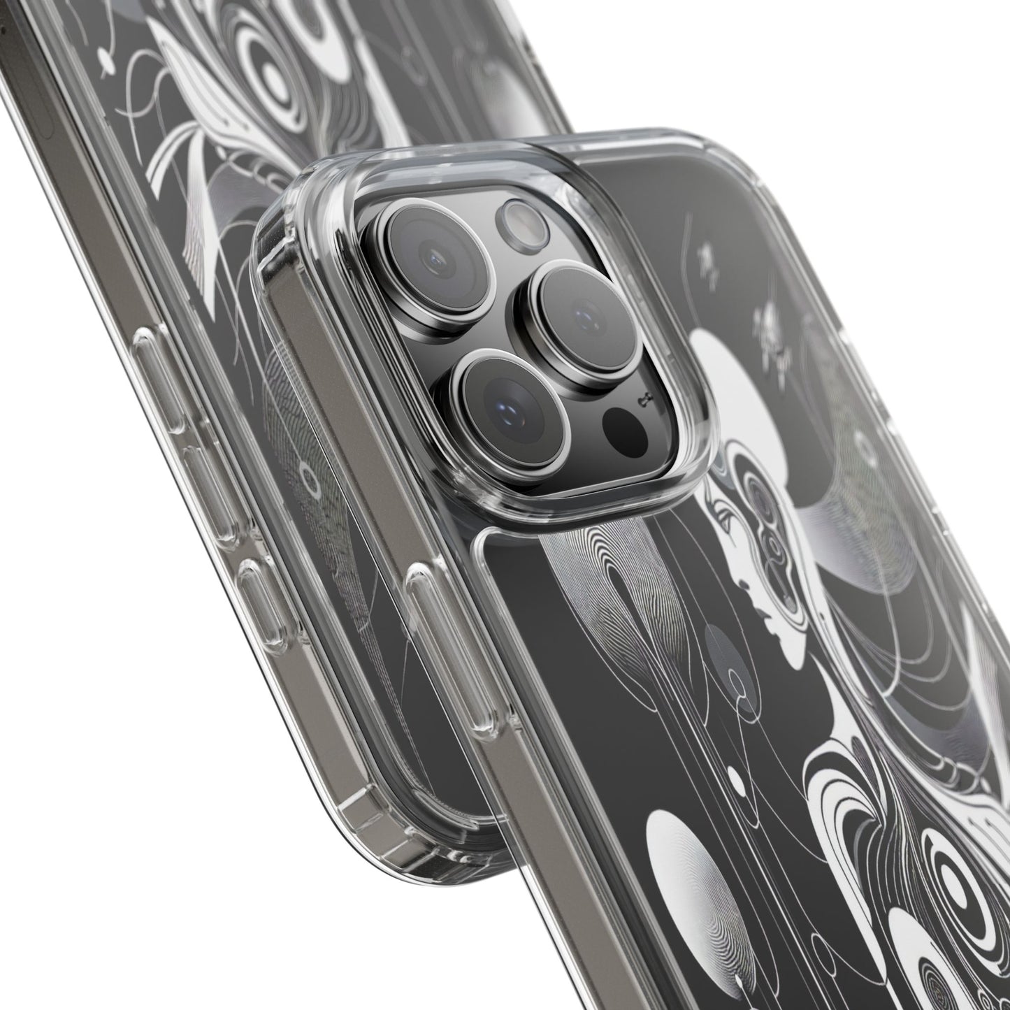 Transparent Galactic Ascent Iphone Case Compatible With Iphone 16 15 14 - Clear Phone Cover