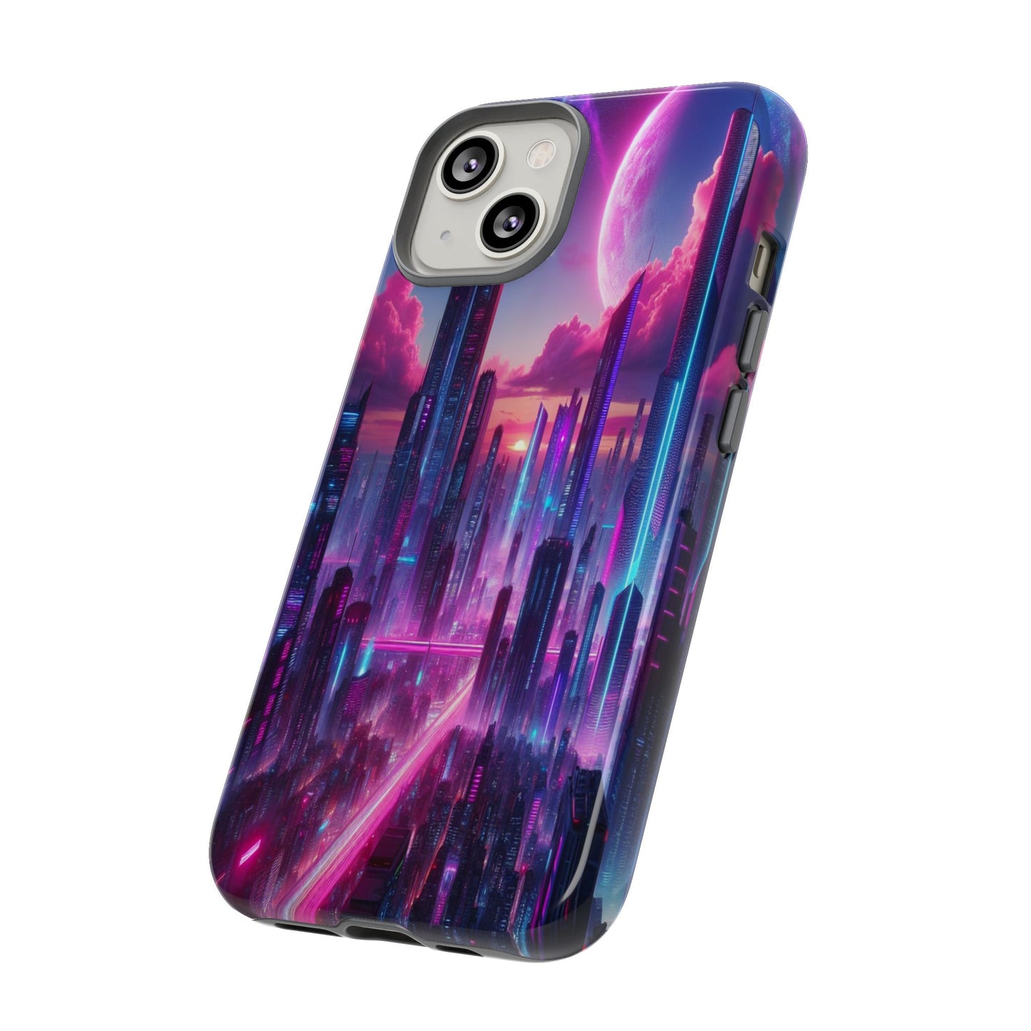 Futuristic Skyline Fantasy - Phone Case