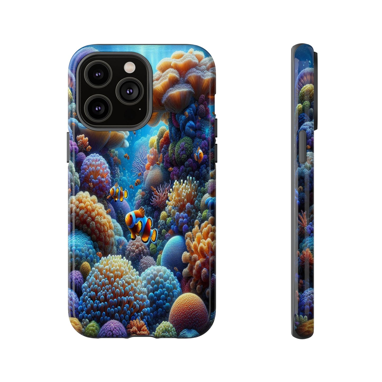 Custom ProtectiveUnderwater Paradise Alive with ColorIphone Case Compatible With Iphone 16 15 14 - Phone Cover