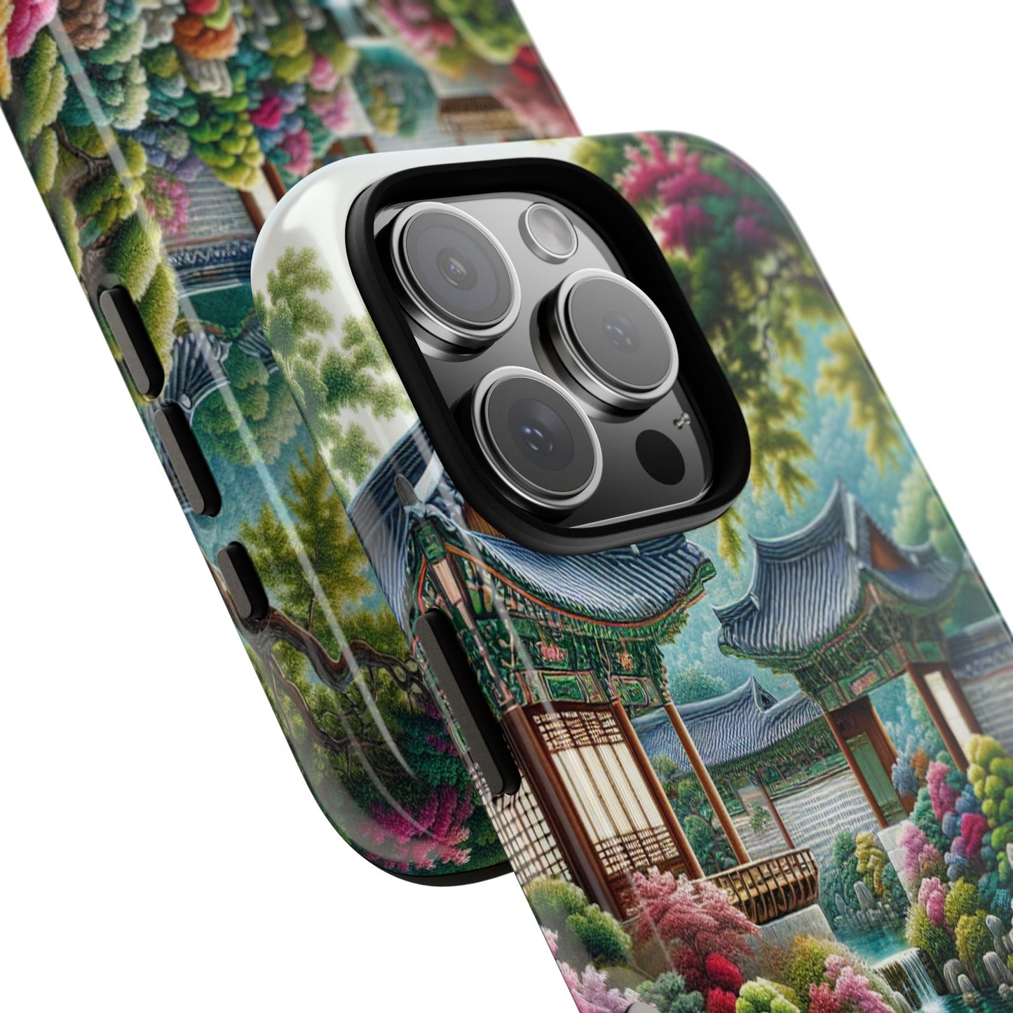 Custom ProtectiveTranquil Garden RetreatIphone Case Compatible With Iphone 16 15 14 - Phone Cover